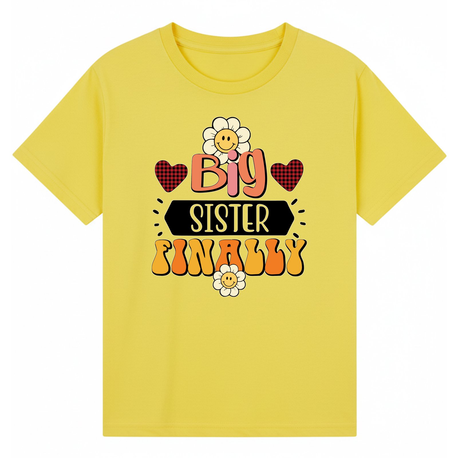 BGSIS37 artwork on yellow T-shirt
