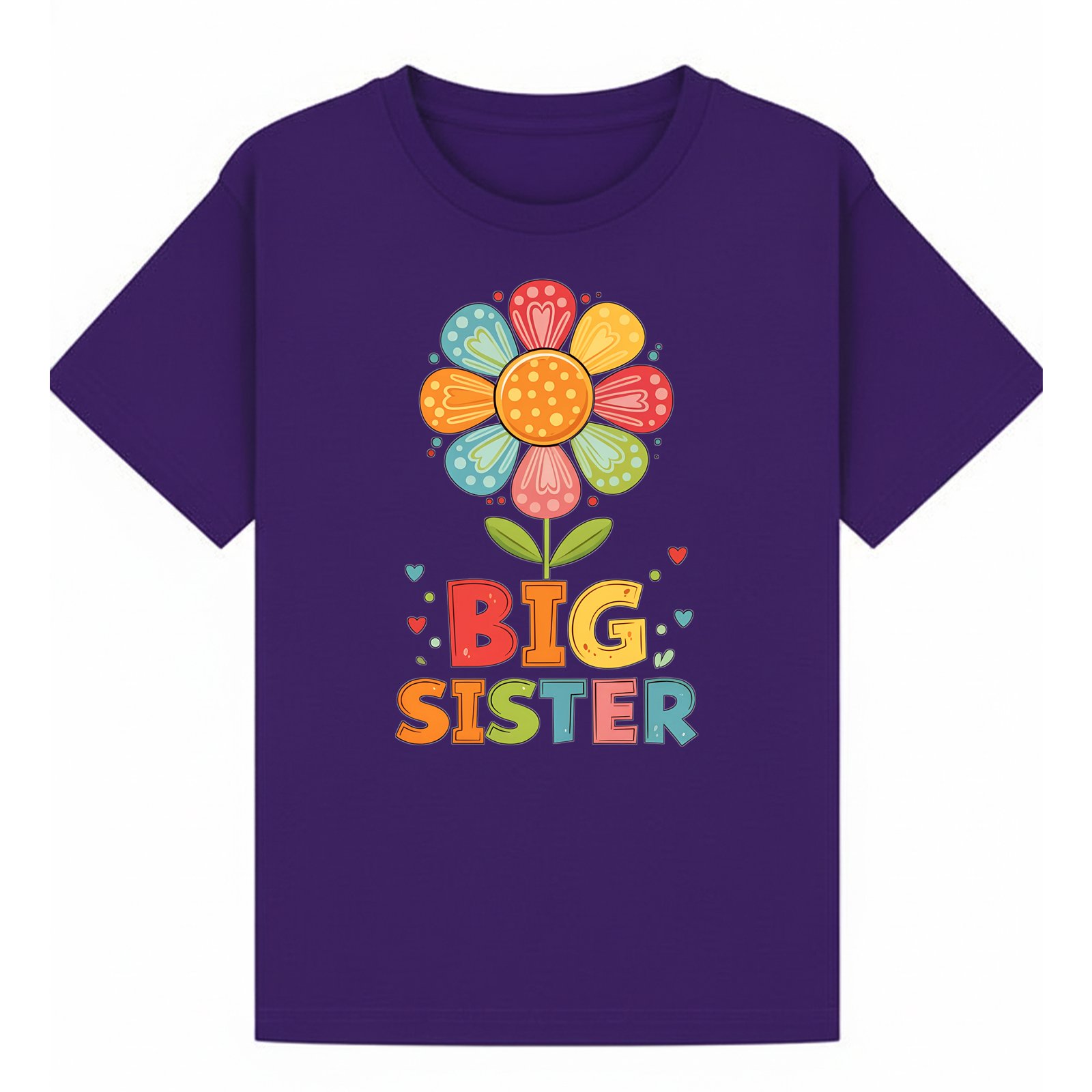 BGSIS44 artwork on purple T-shirt