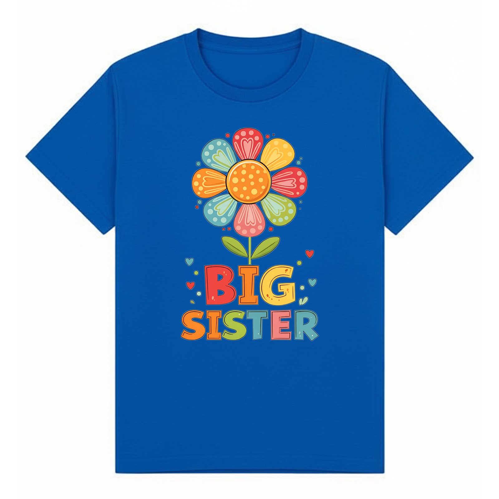 BGSIS44 artwork on royal T-shirt