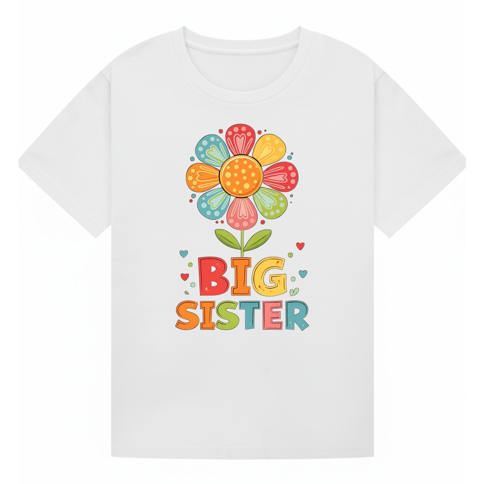 BGSIS44 artwork on white T-shirt
