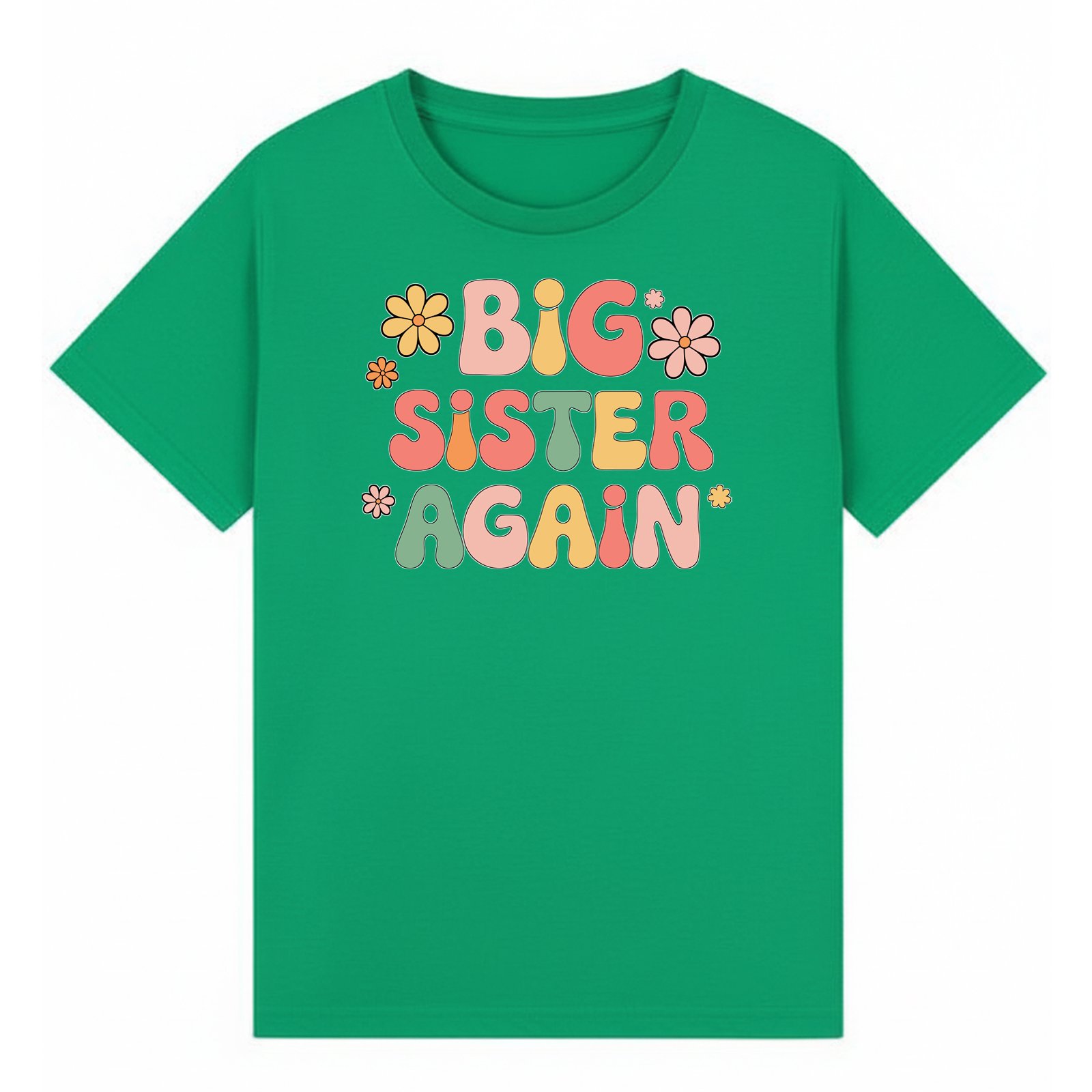 BGSIS46 artwork on irish green T-shirt