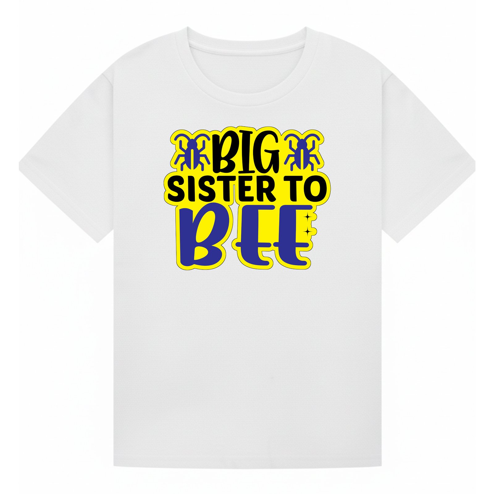 BGSIS48 artwork on white T-shirt