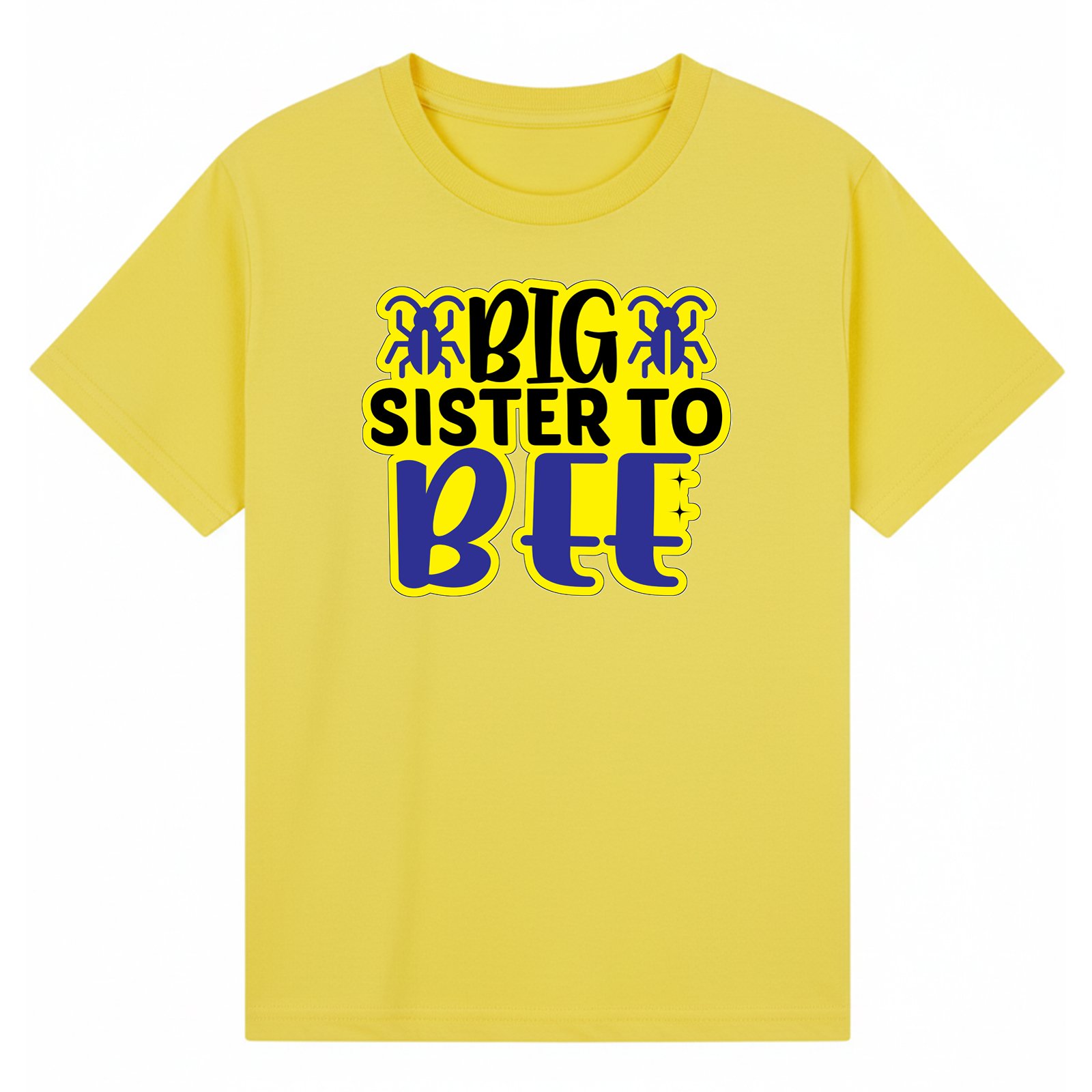 BGSIS48 artwork on yellow T-shirt