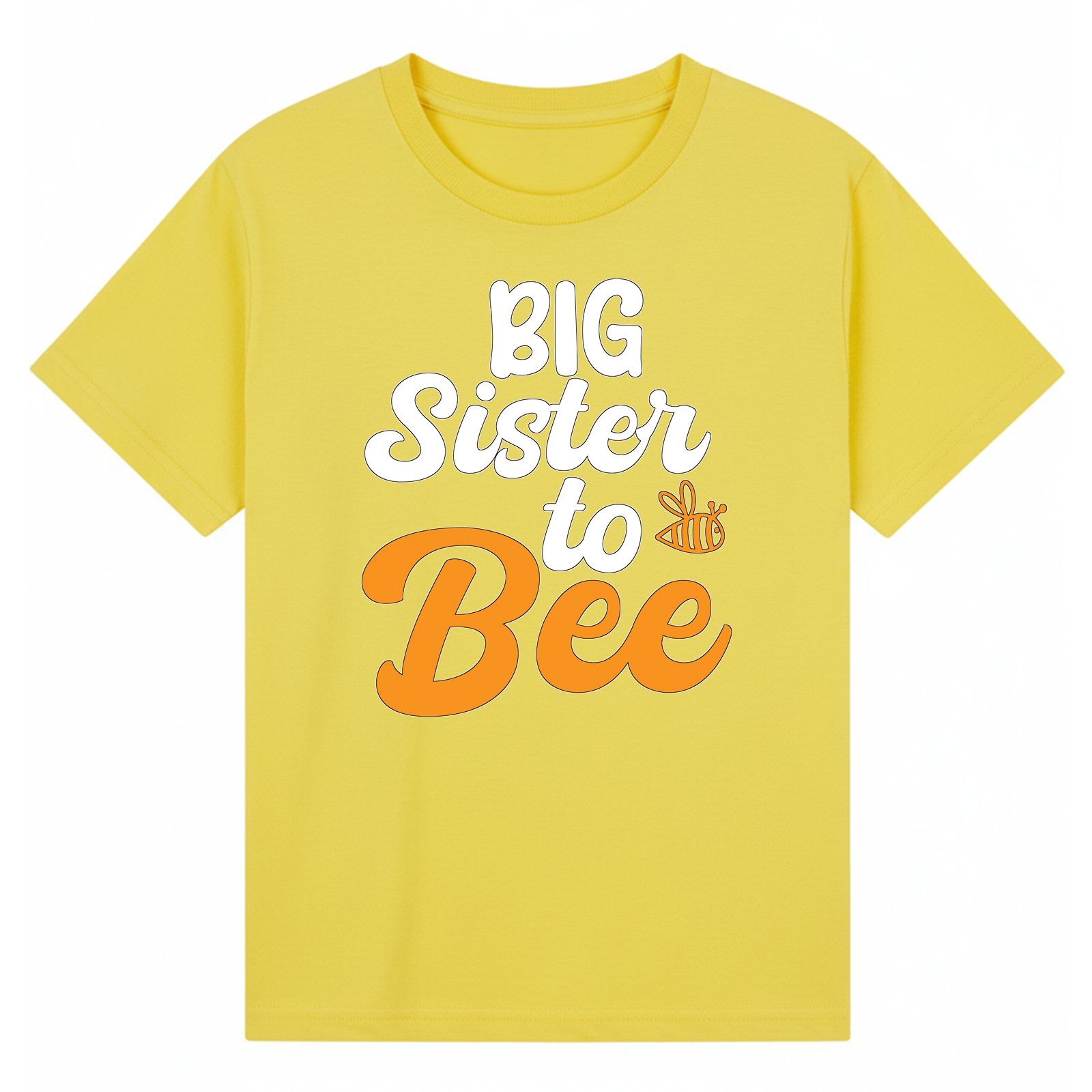 BGSIS49 artwork on yellow T-shirt