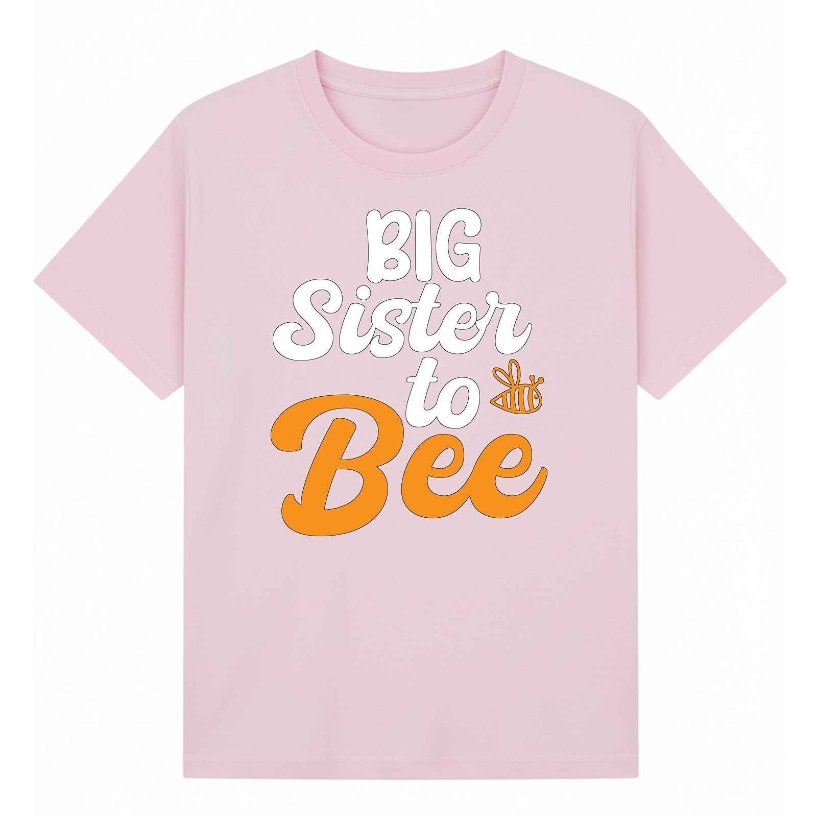 BGSIS50 artwork on light pink T-shirt