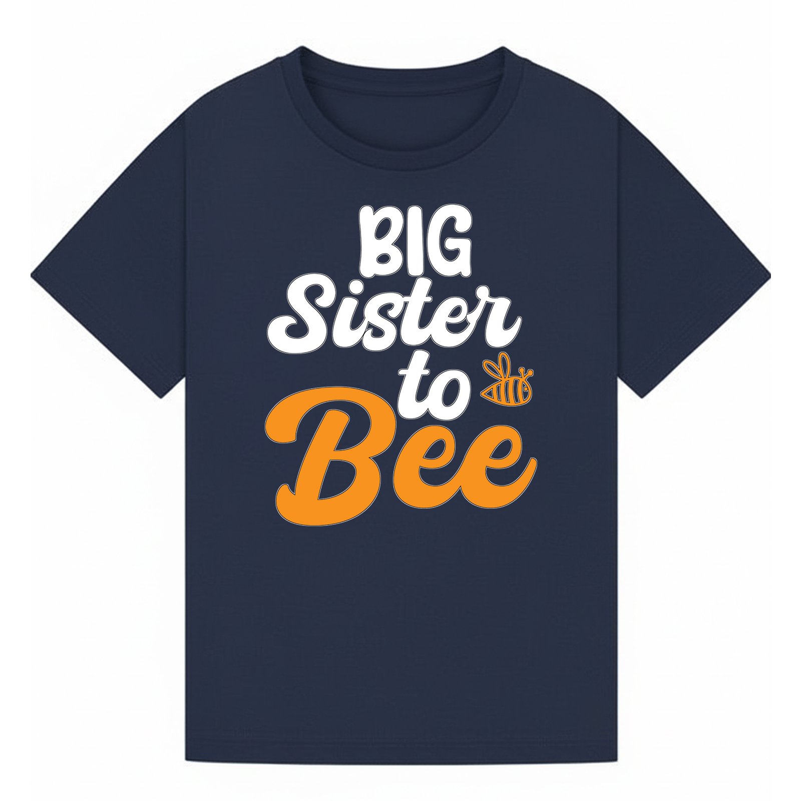 BGSIS50 artwork on navy T-shirt
