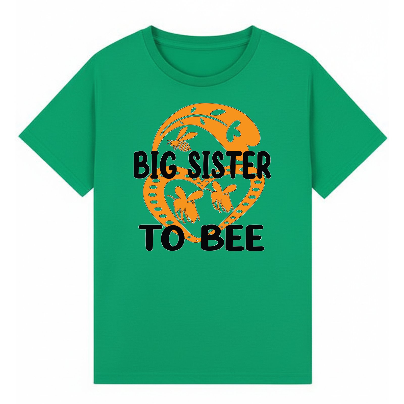 BGSIS51 artwork on irish green T-shirt