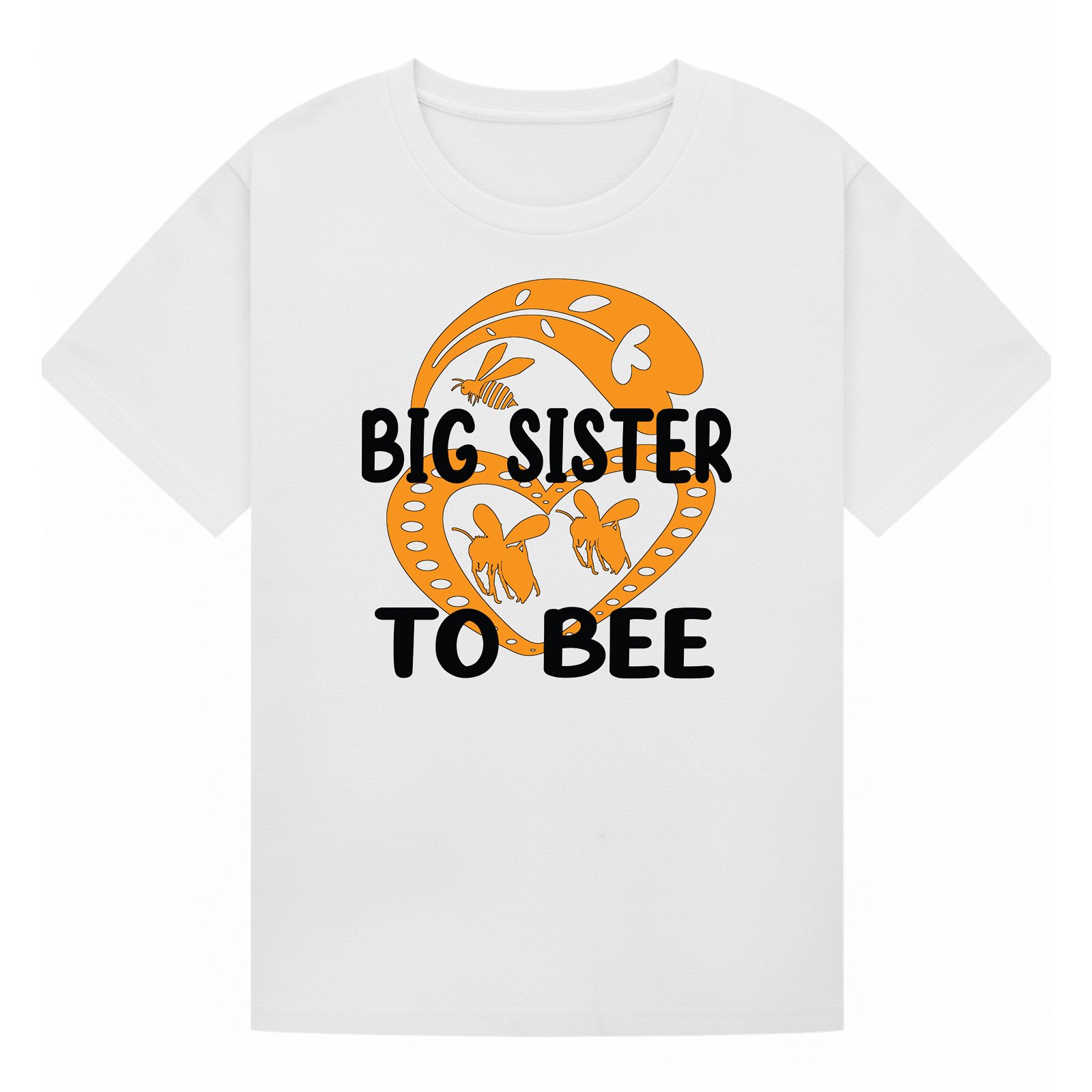 BGSIS51 artwork on white T-shirt