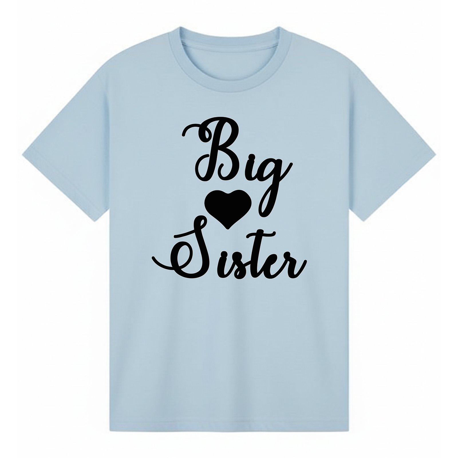 BGSIS52 artwork on light blue T-shirt