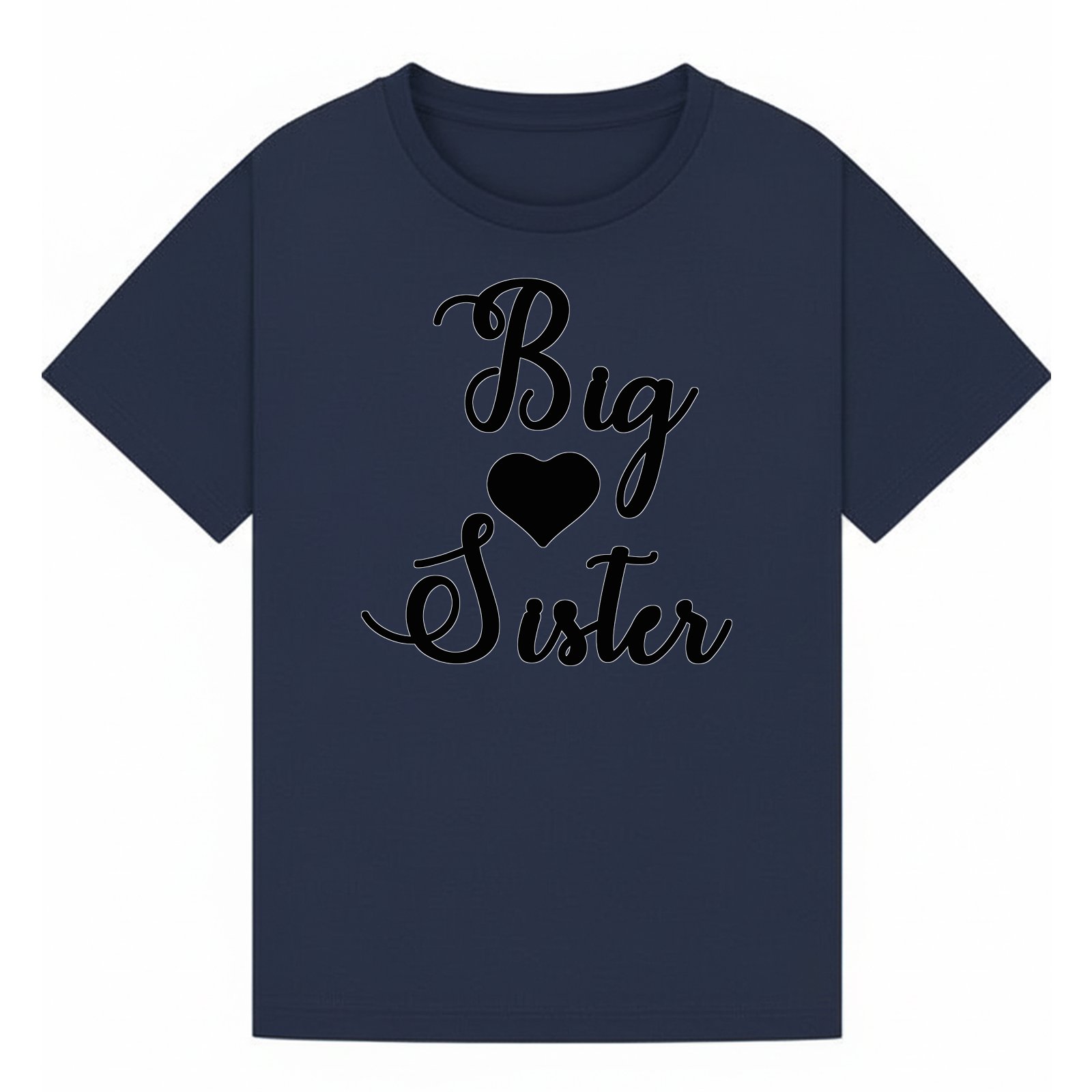 BGSIS52 artwork on navy T-shirt