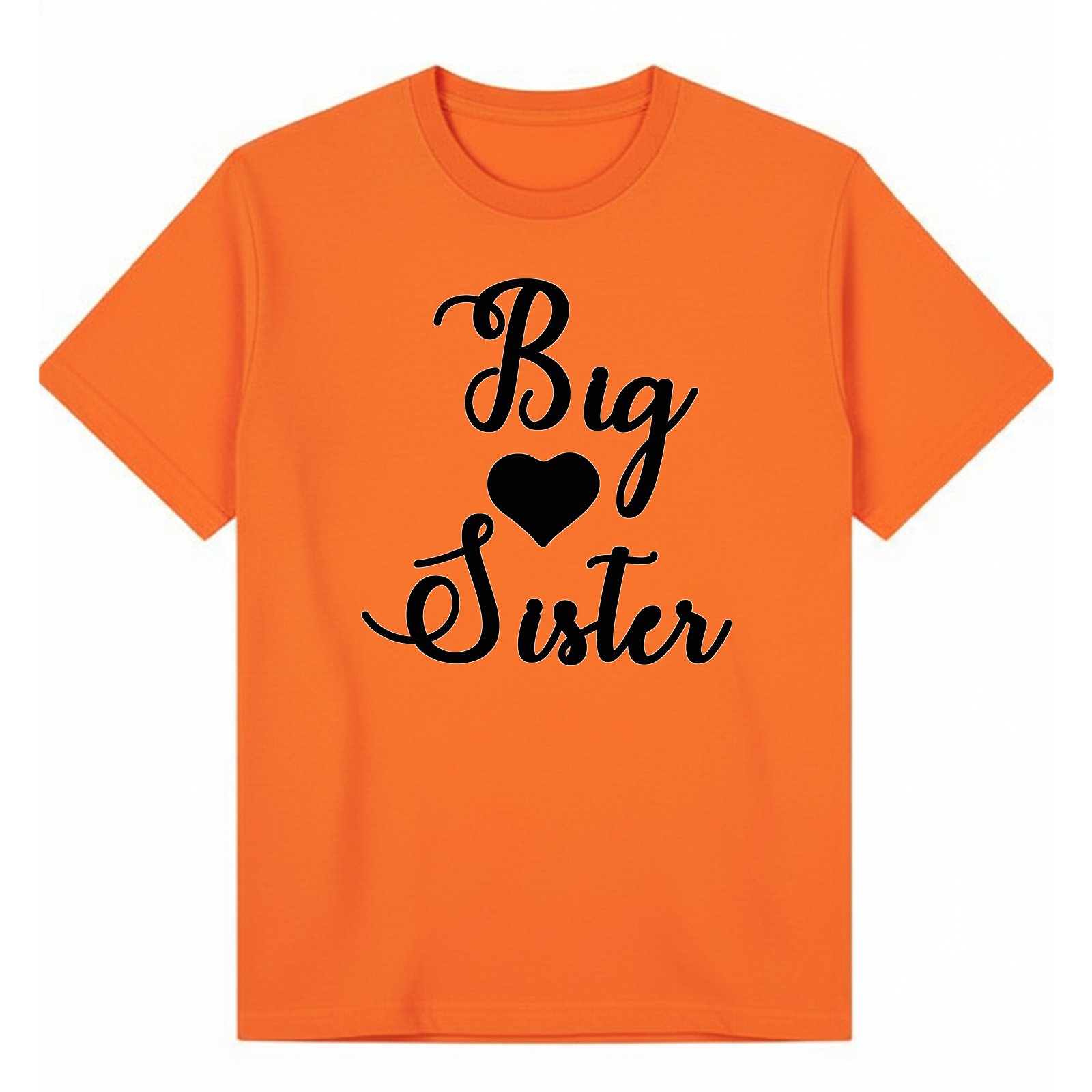 BGSIS52 artwork on orange T-shirt
