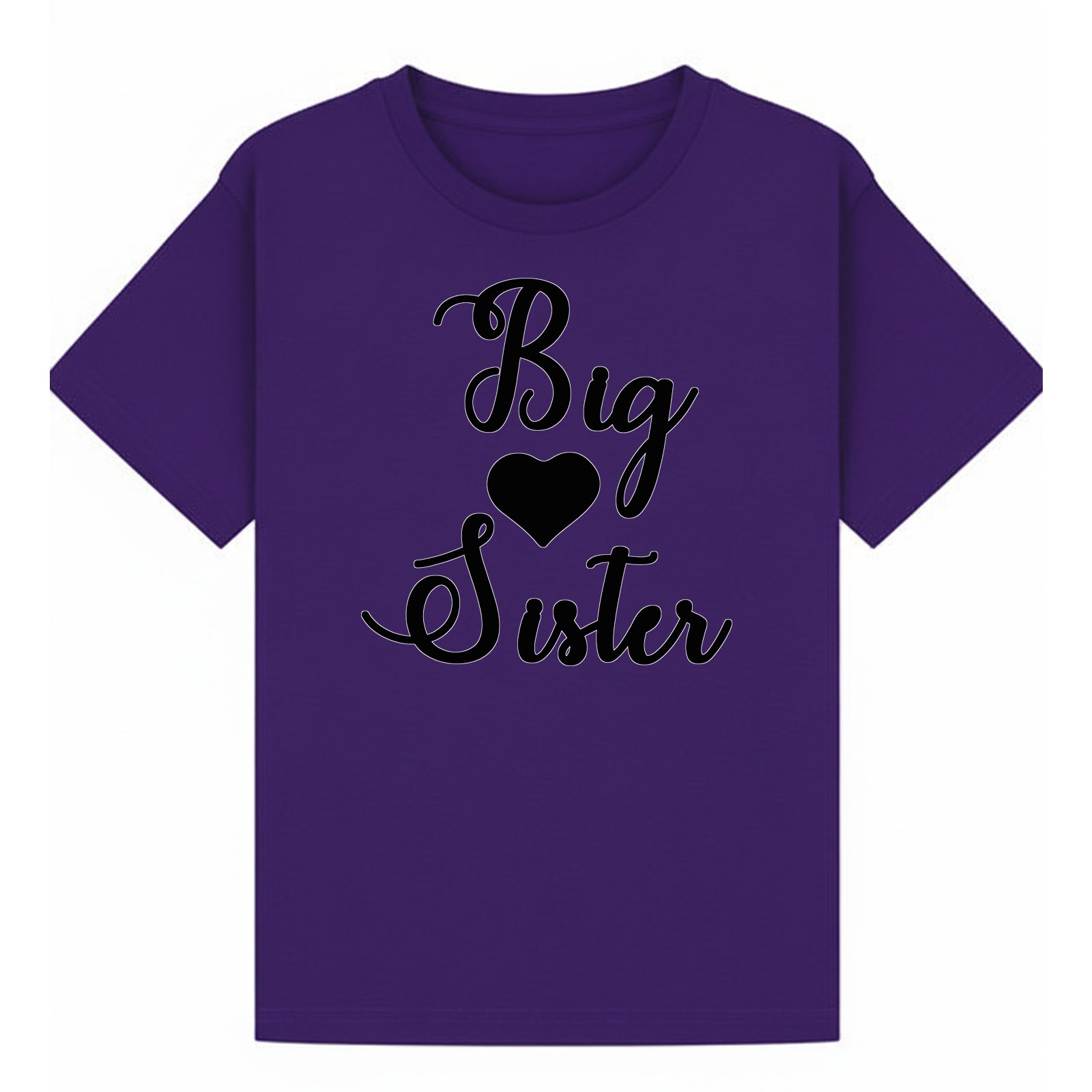 BGSIS52 artwork on purple T-shirt
