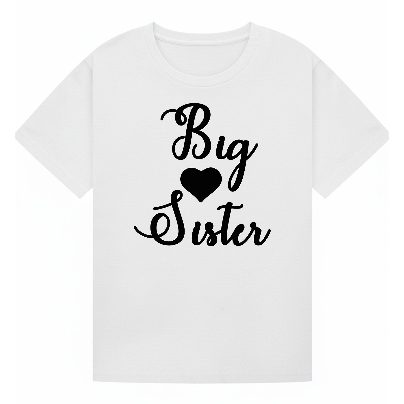 BGSIS52 artwork on white T-shirt