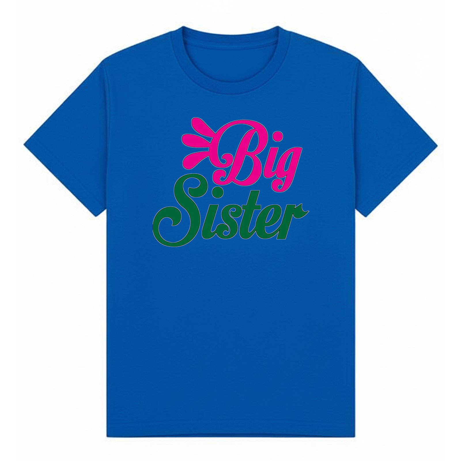 BGSIS55 artwork on royal T-shirt