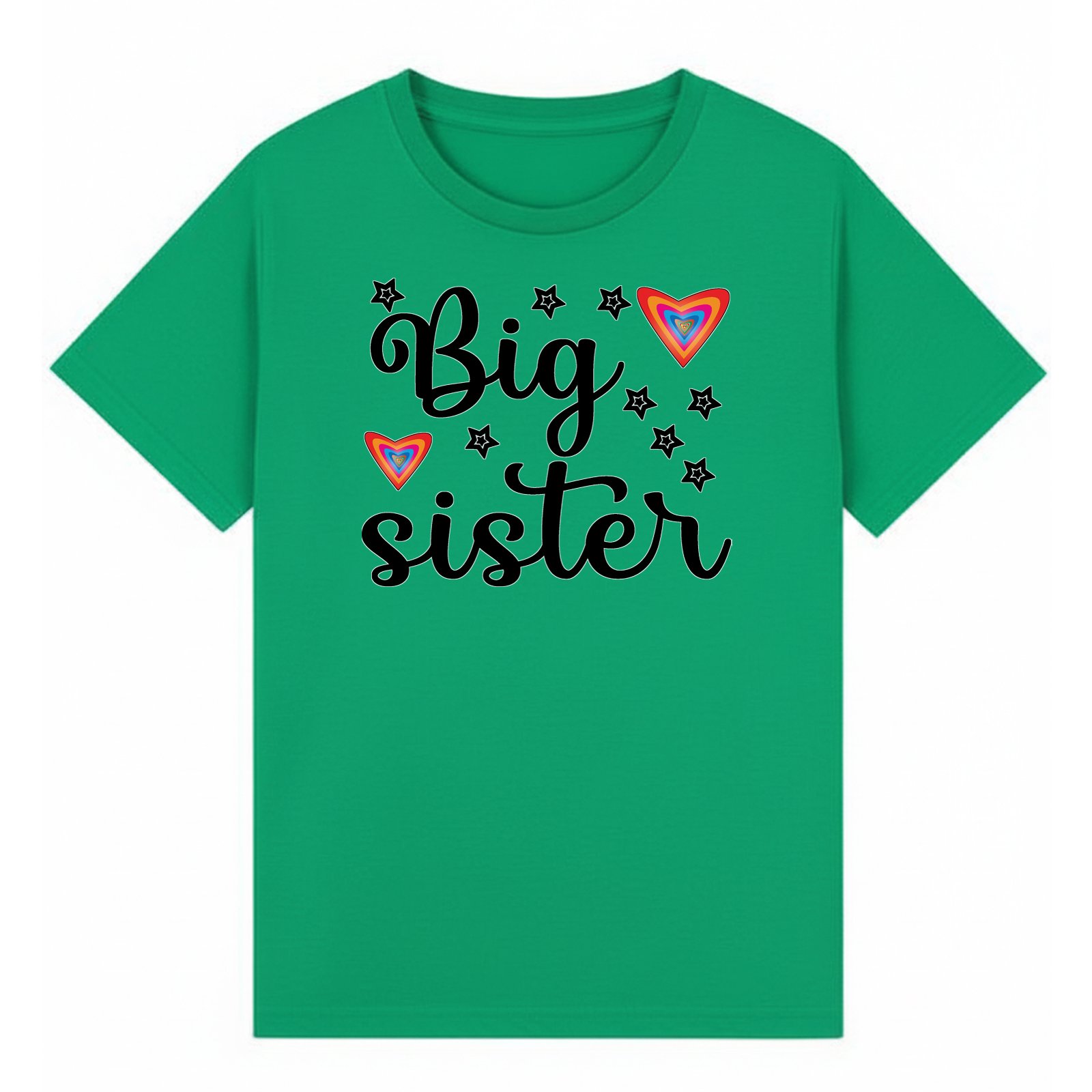 BGSIS56 artwork on irish green T-shirt