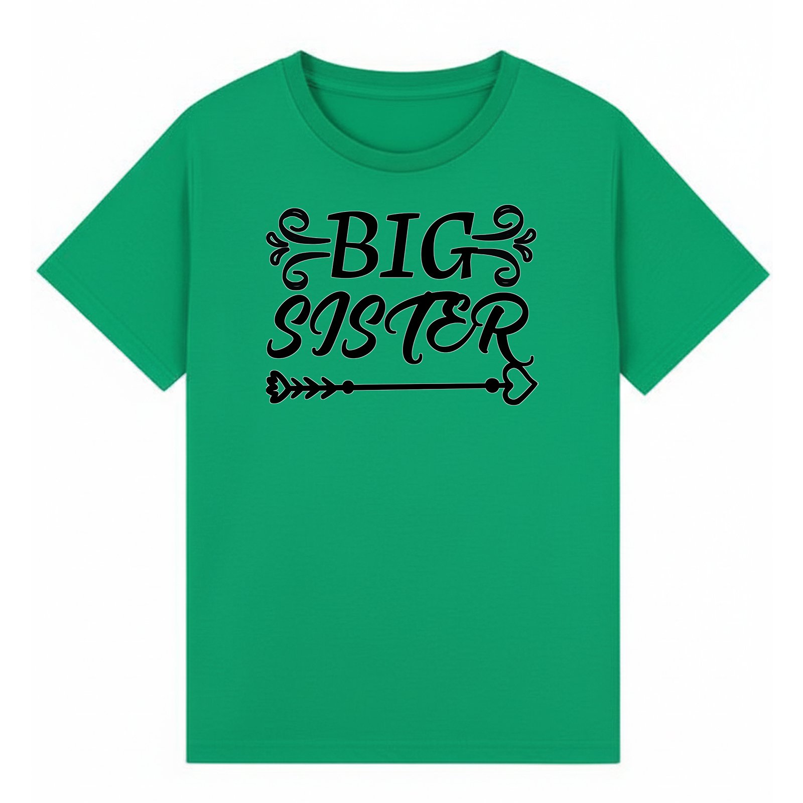 BGSIS58 artwork on irish green T-shirt
