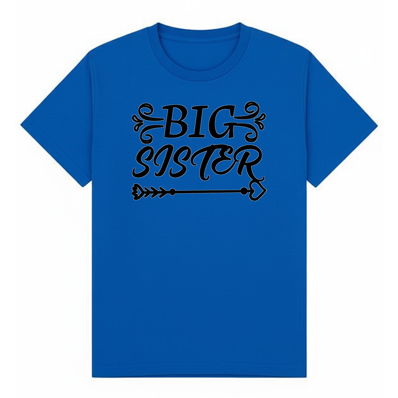 BGSIS58 artwork on royal T-shirt