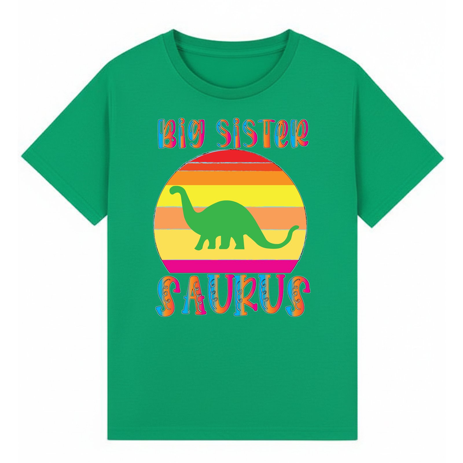 BGSIS61 artwork on irish green T-shirt