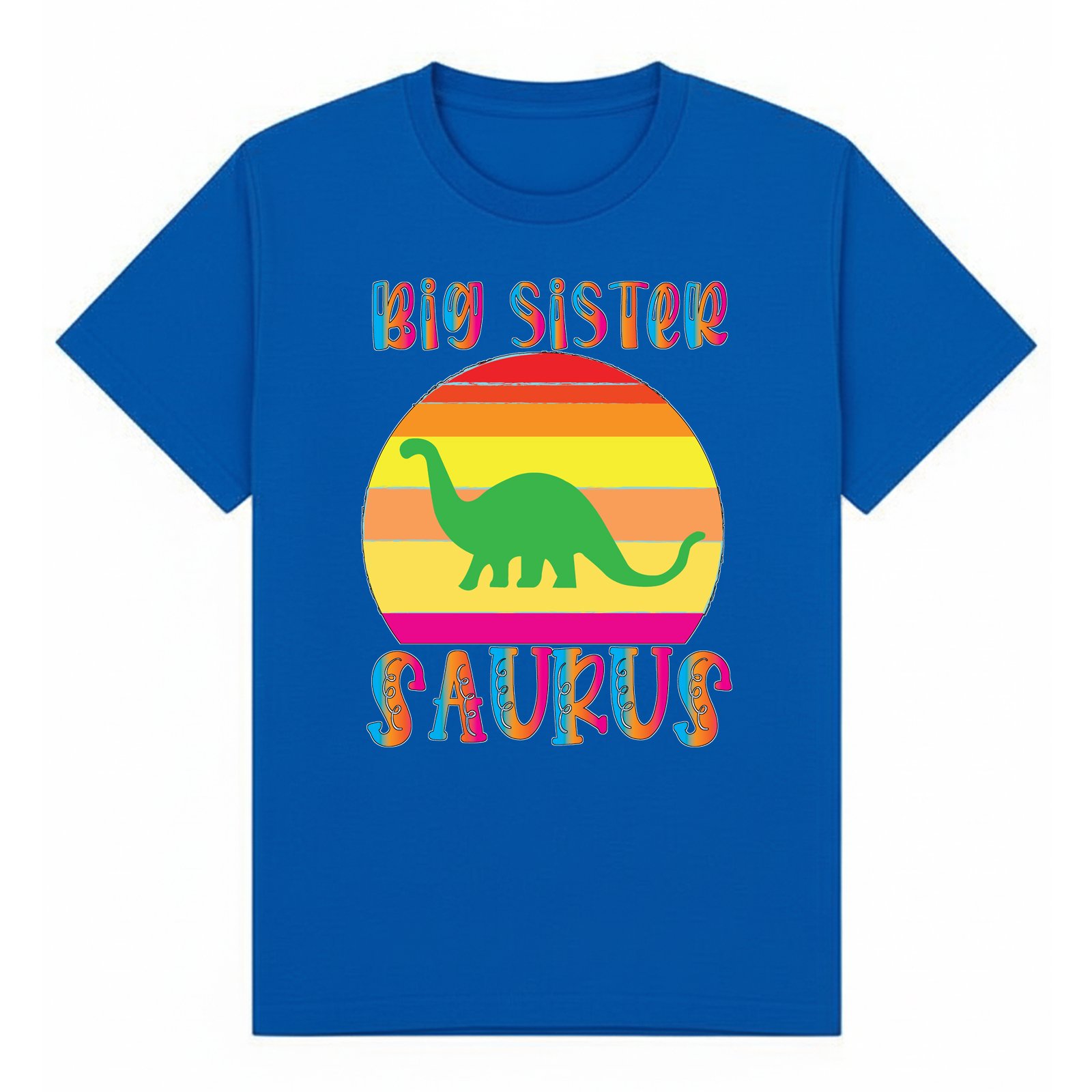 BGSIS61 artwork on royal T-shirt