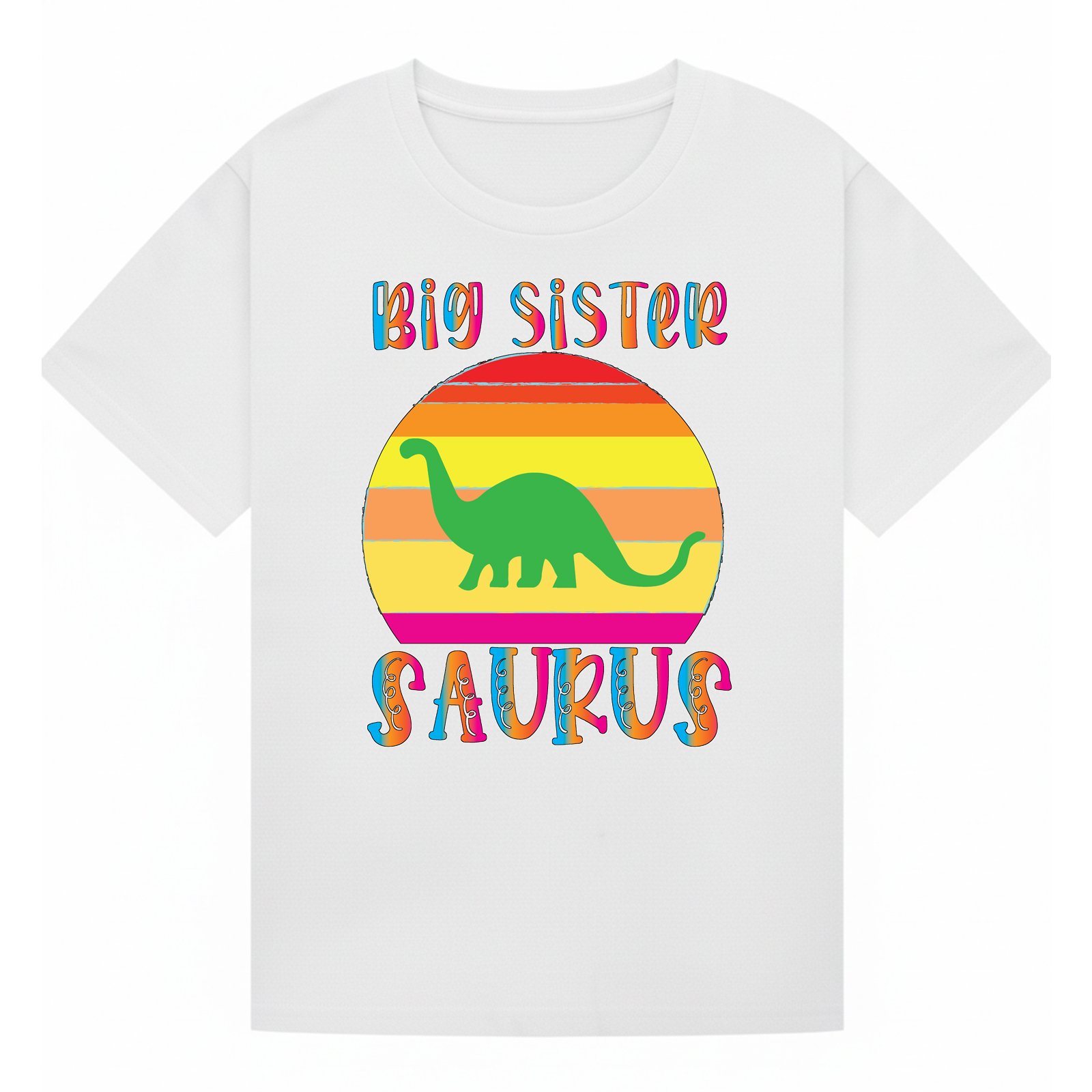 BGSIS61 artwork on white T-shirt