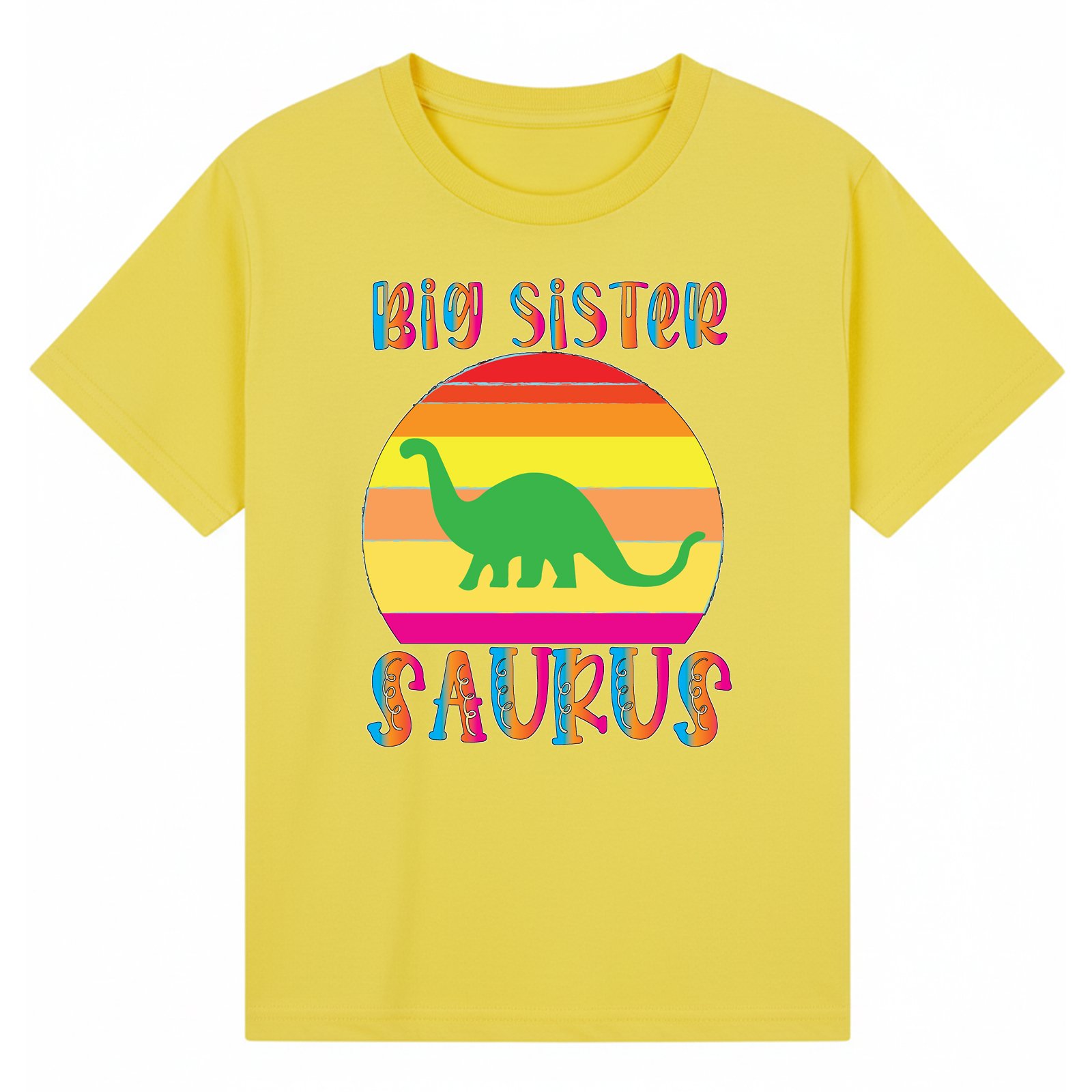 BGSIS61 artwork on yellow T-shirt