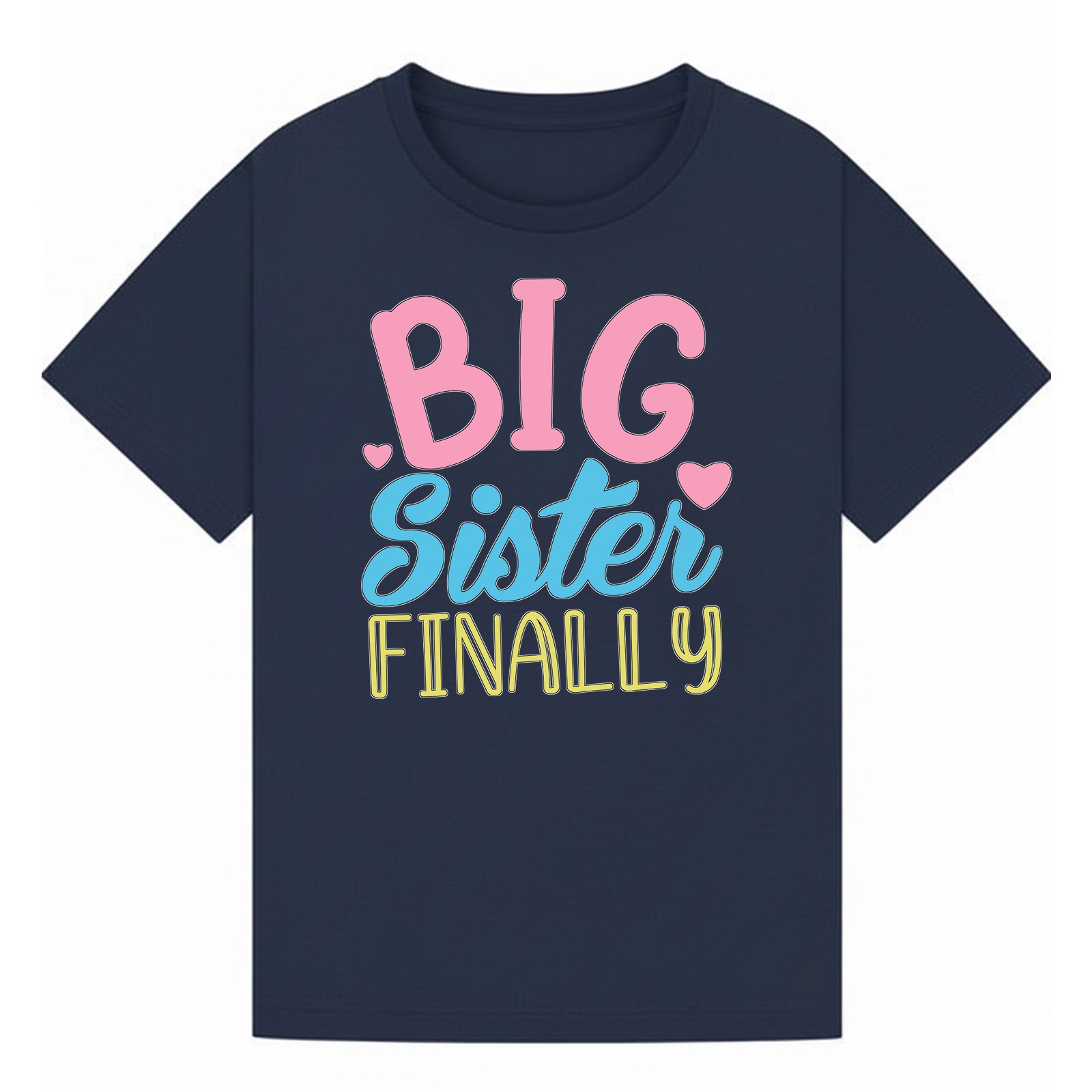 BGSIS62 artwork on navy T-shirt