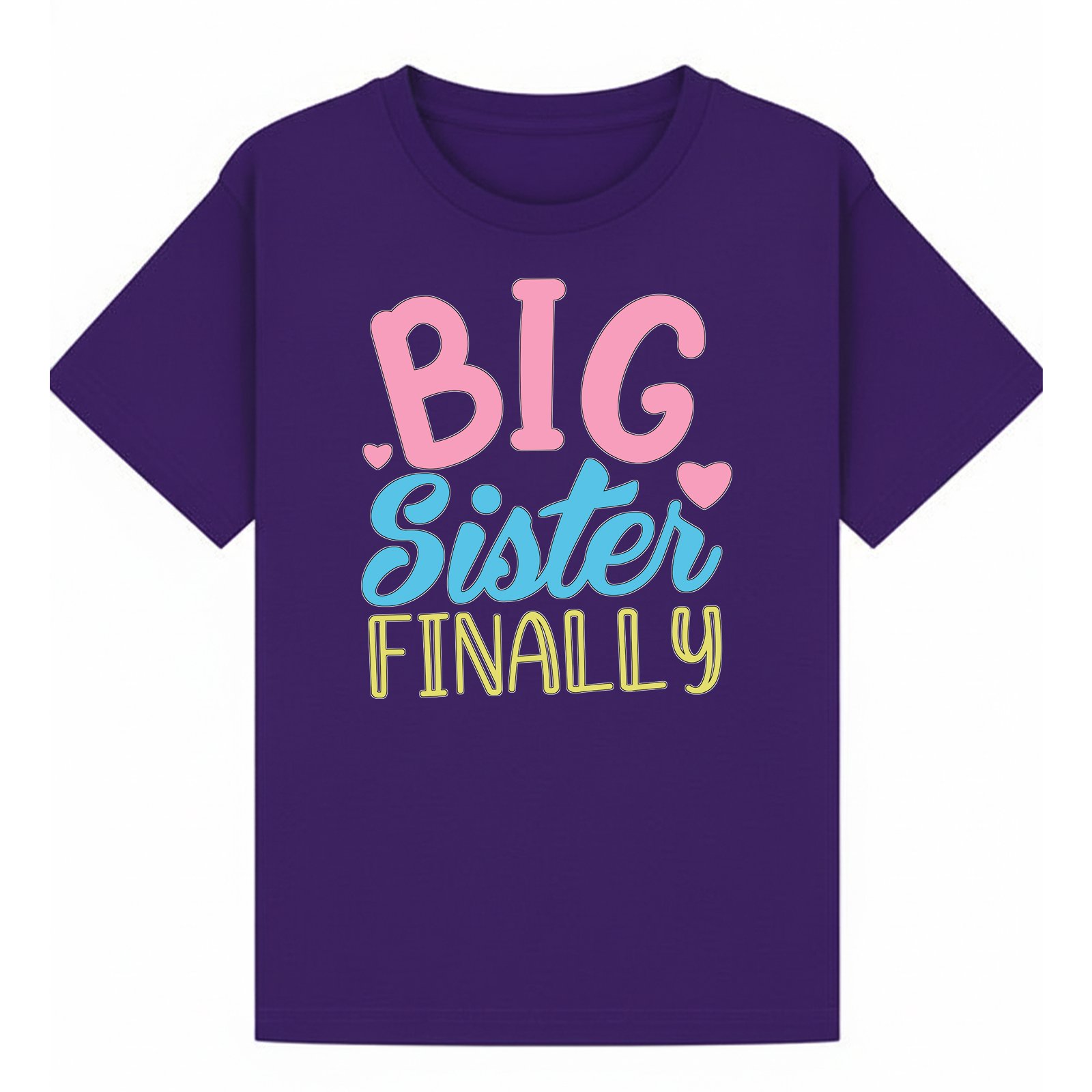 BGSIS62 artwork on purple T-shirt