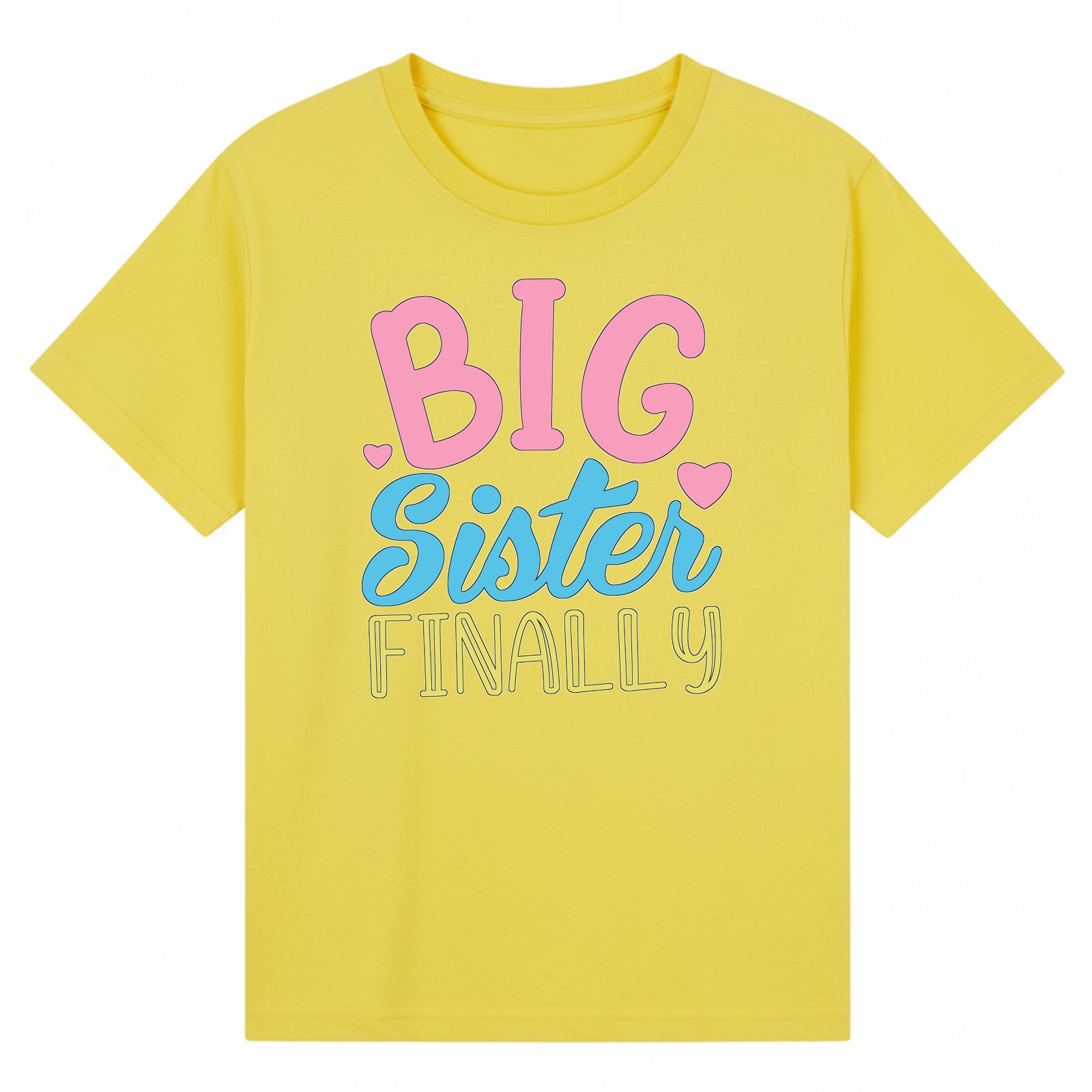 BGSIS62 artwork on yellow T-shirt