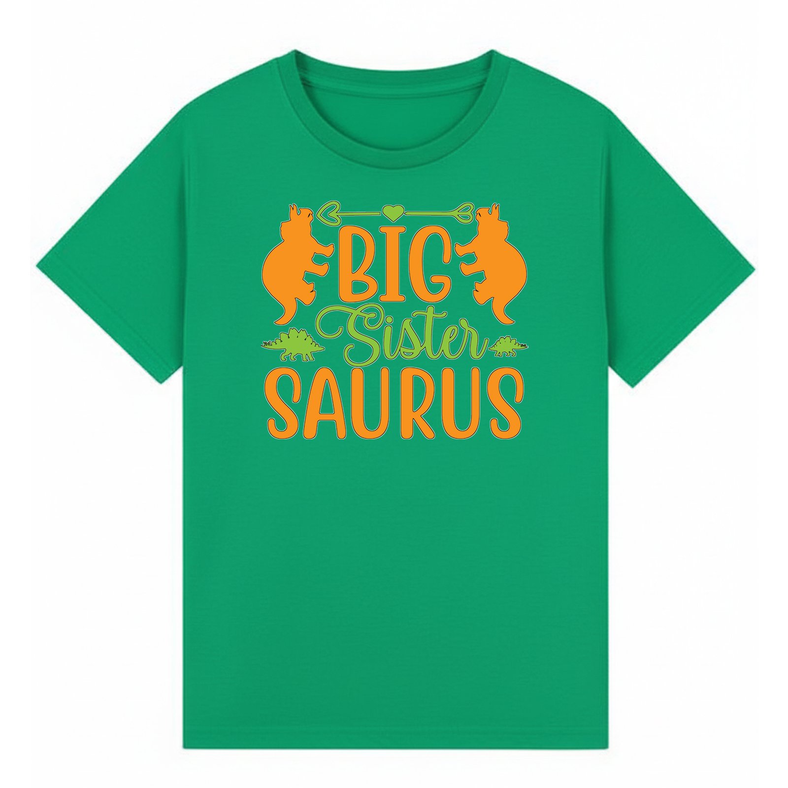 BGSIS63 artwork on irish green T-shirt
