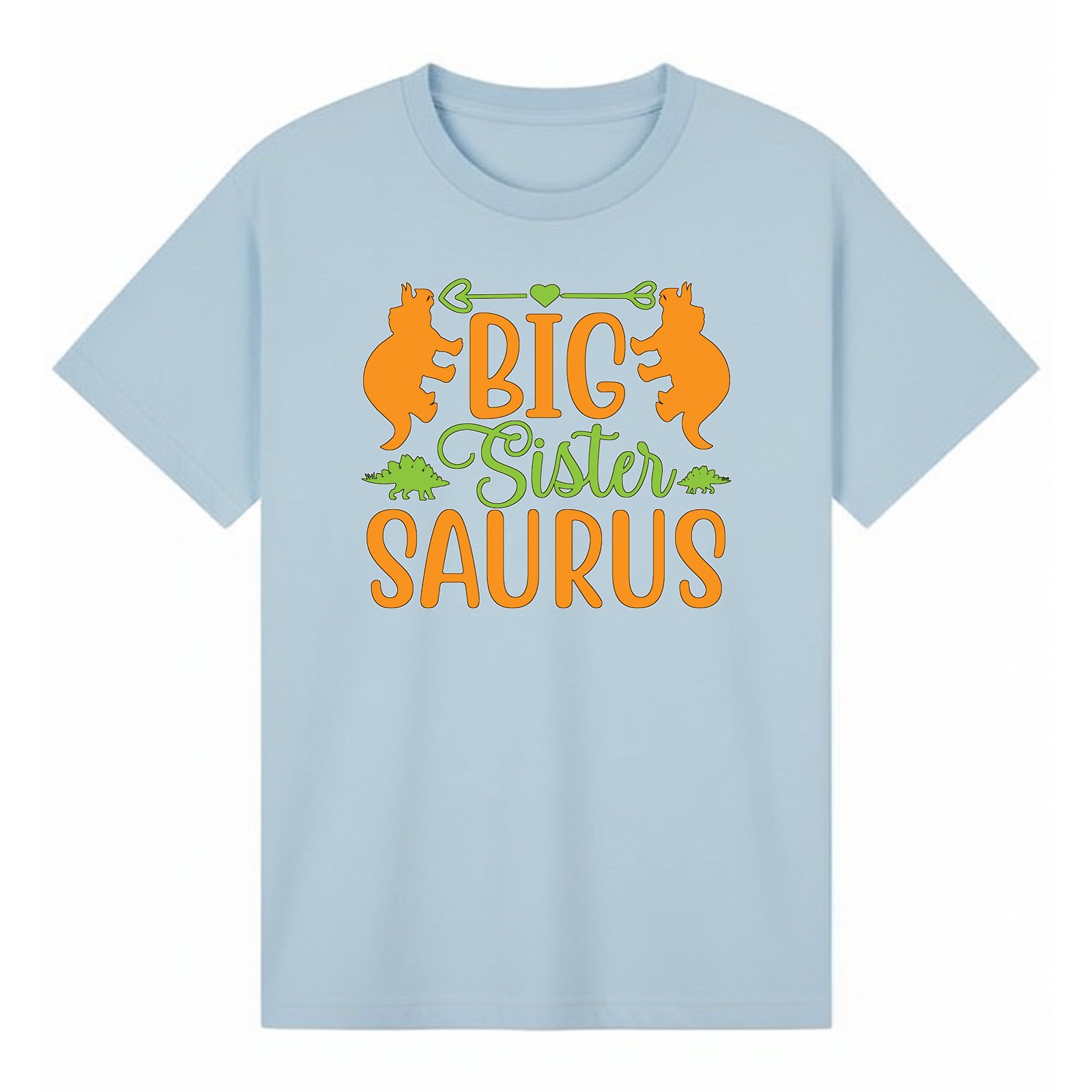BGSIS63 artwork on light blue T-shirt