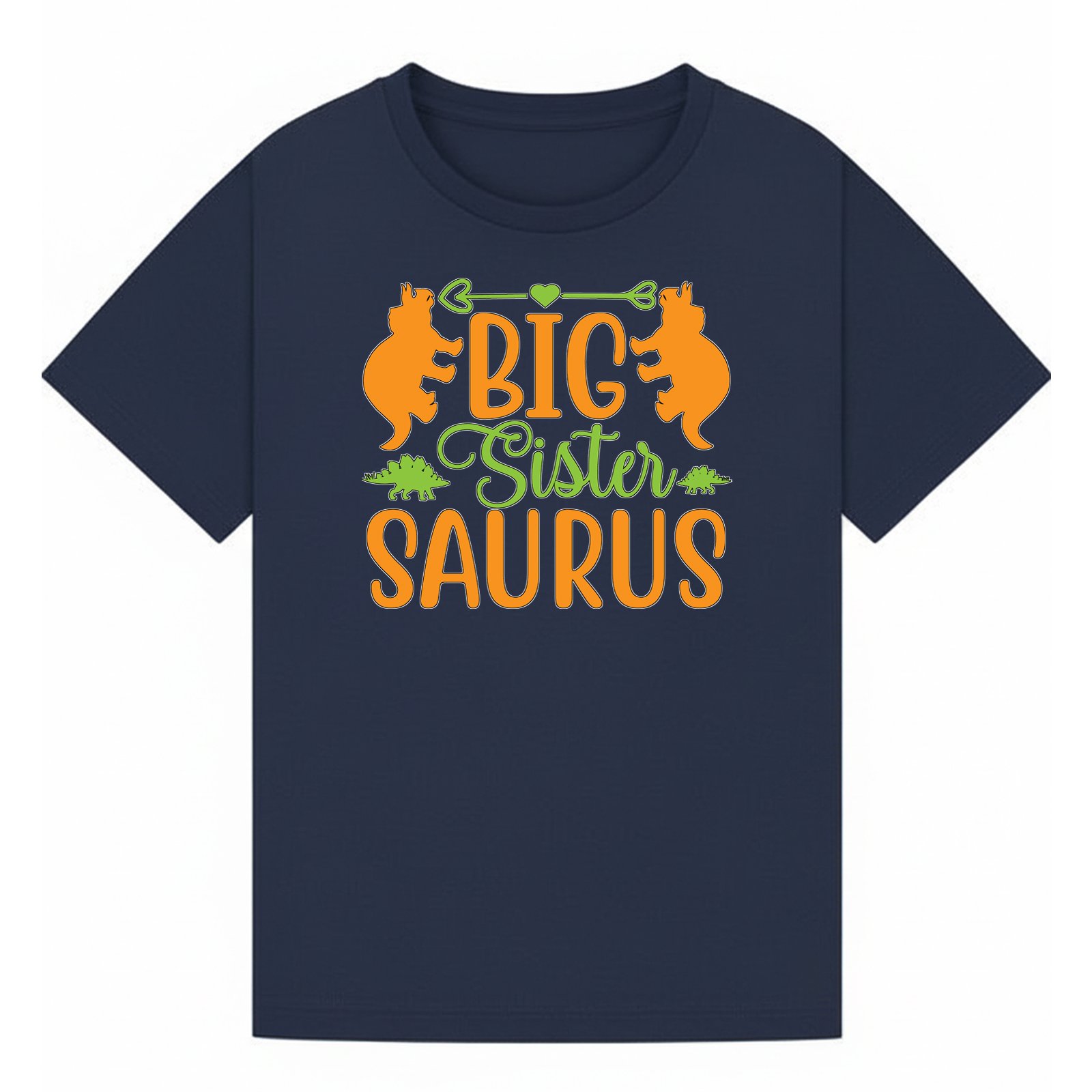 BGSIS63 artwork on navy T-shirt
