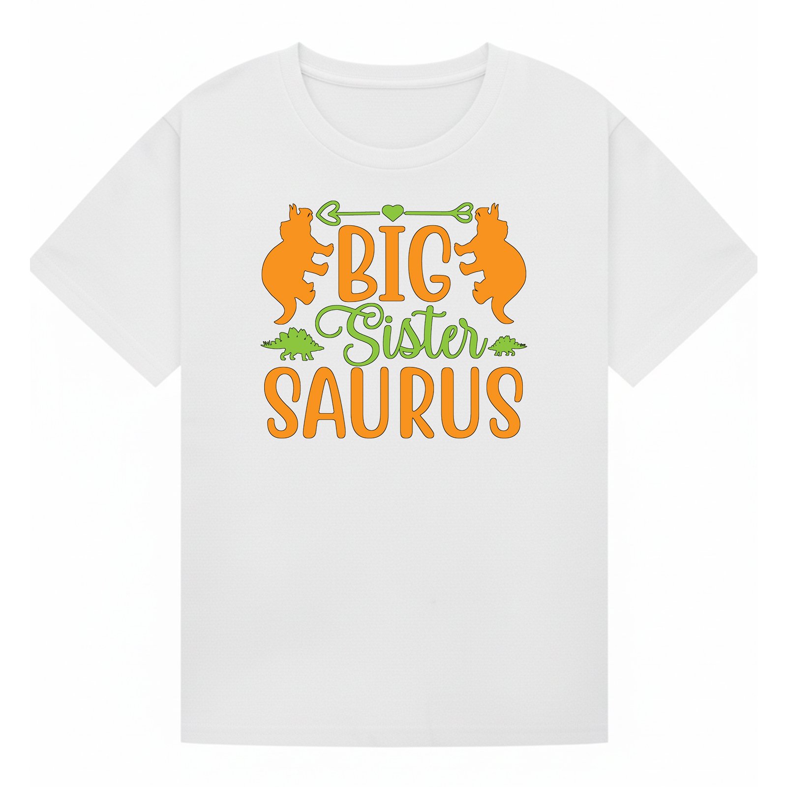 BGSIS63 artwork on white T-shirt