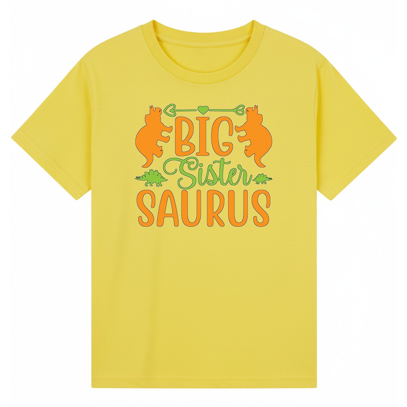 BGSIS63 artwork on yellow T-shirt