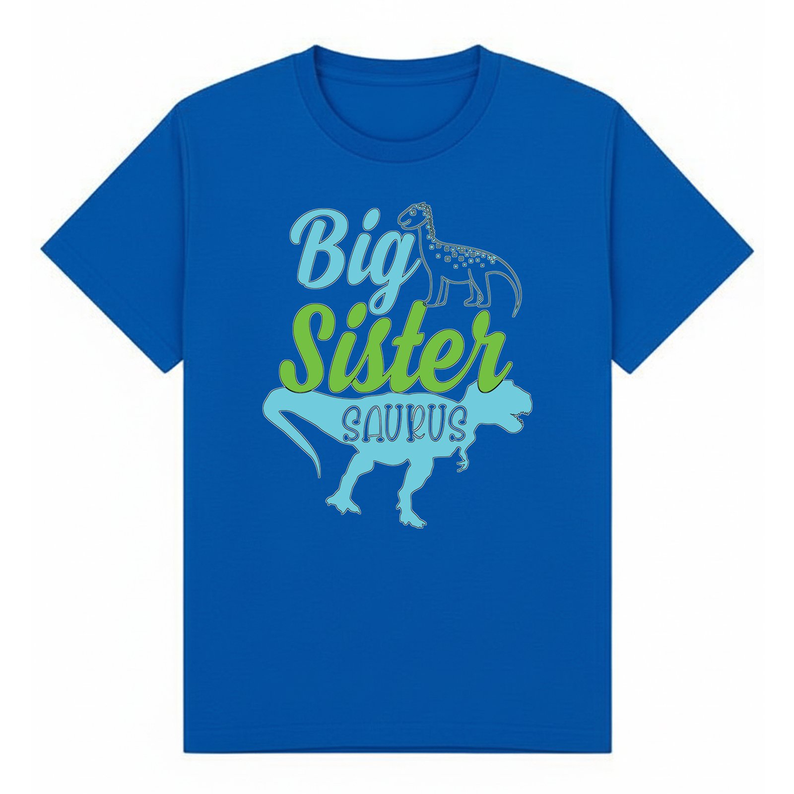 BGSIS64 artwork on royal T-shirt