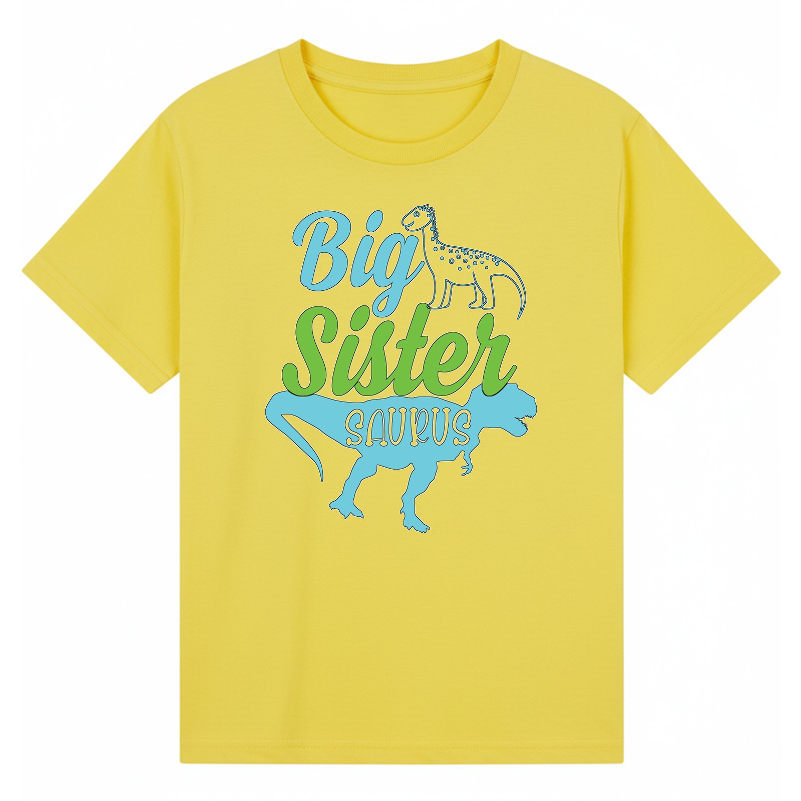 BGSIS64 artwork on yellow T-shirt
