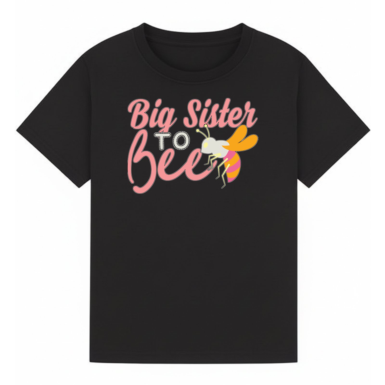 BGSIS66 artwork on black T-shirt