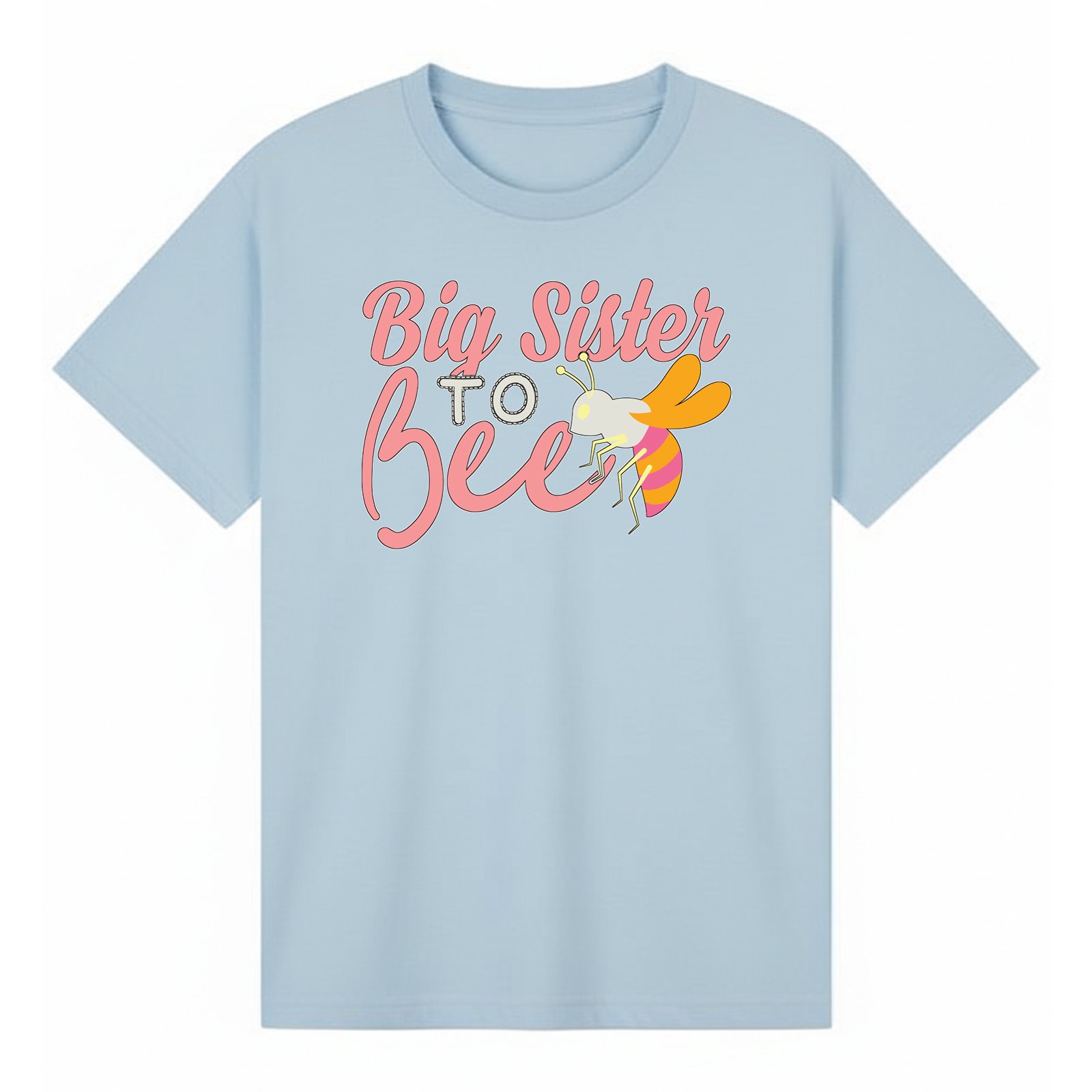 BGSIS66 artwork on light blue T-shirt