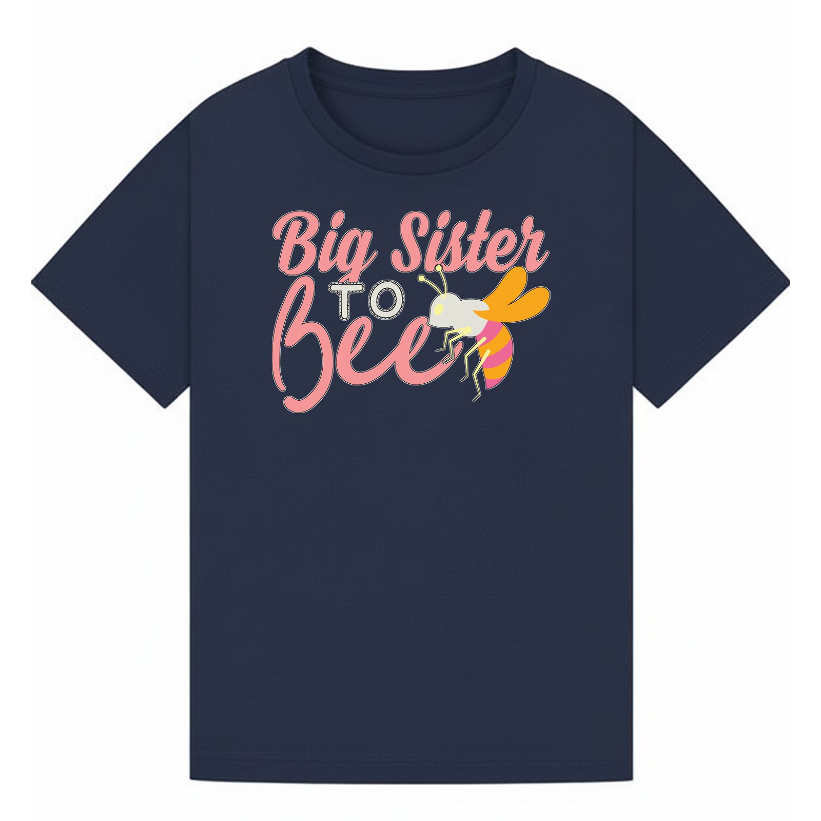 BGSIS66 artwork on navy T-shirt