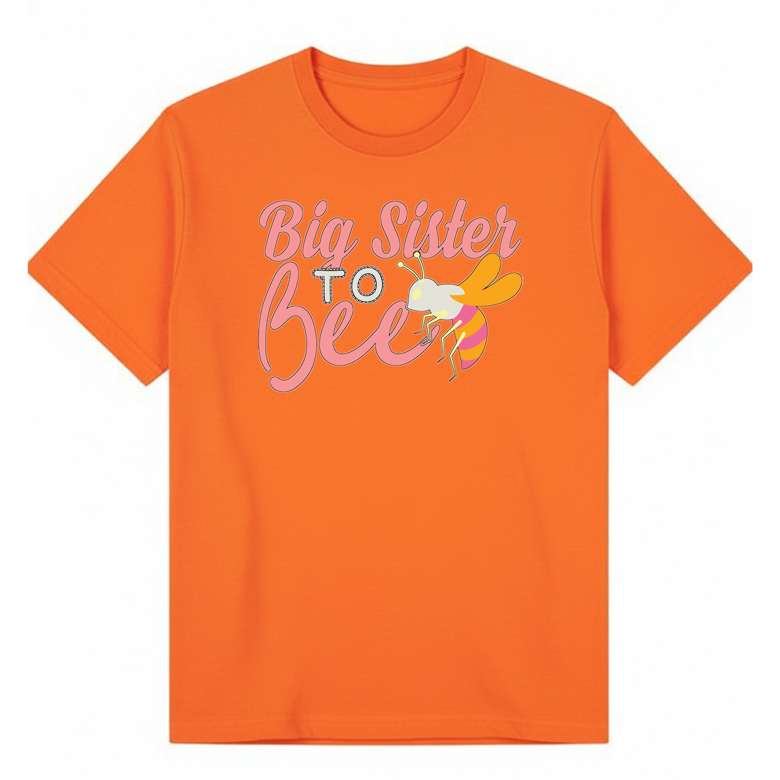 BGSIS66 artwork on orange T-shirt