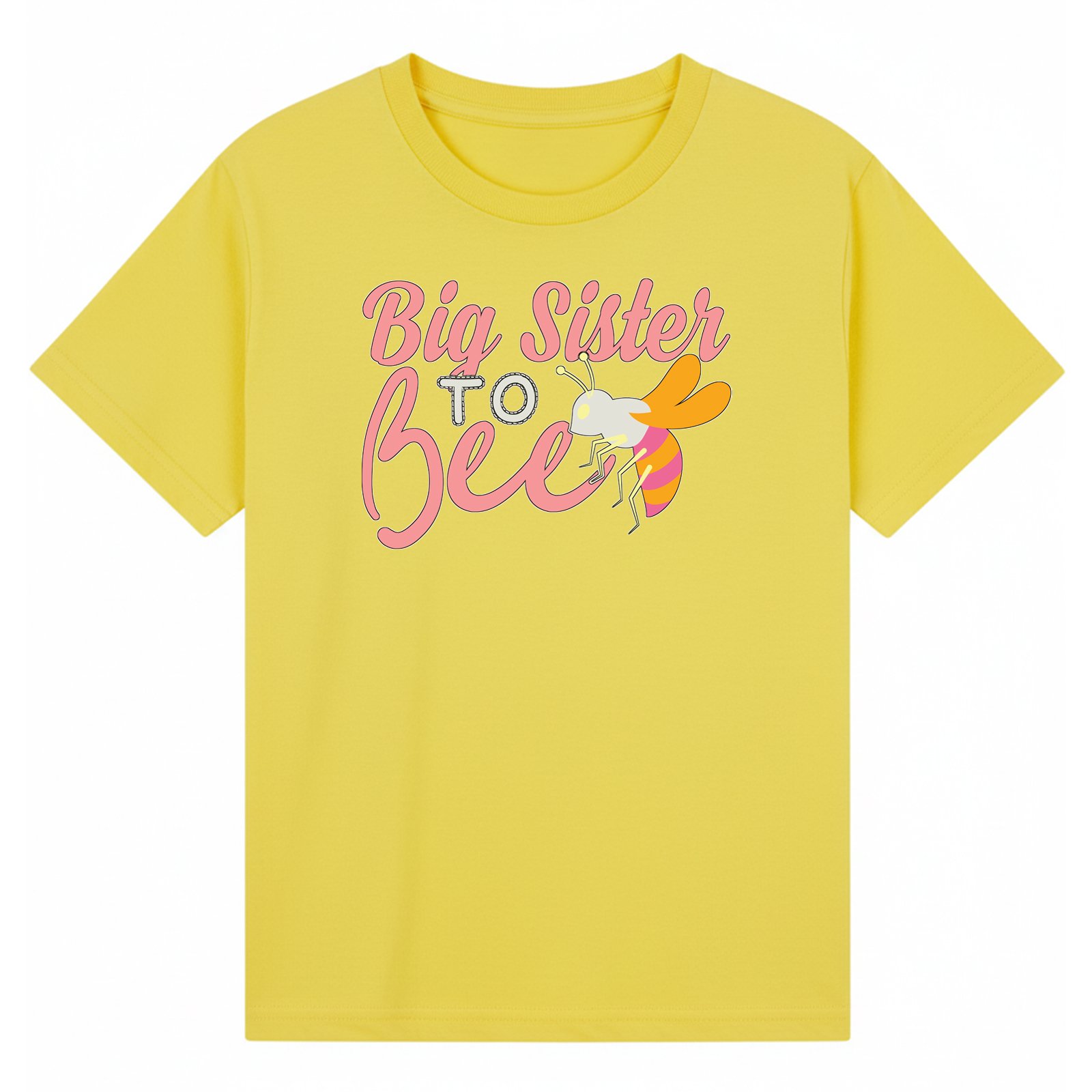 BGSIS66 artwork on yellow T-shirt