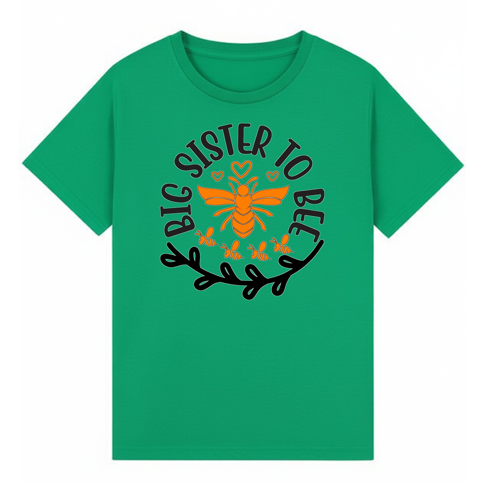 BGSIS68 artwork on irish green T-shirt