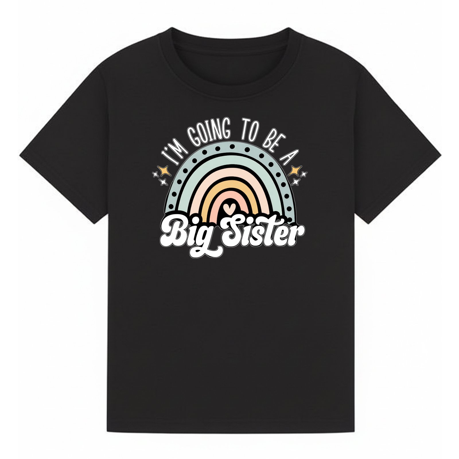 BGSIS69 artwork on black T-shirt