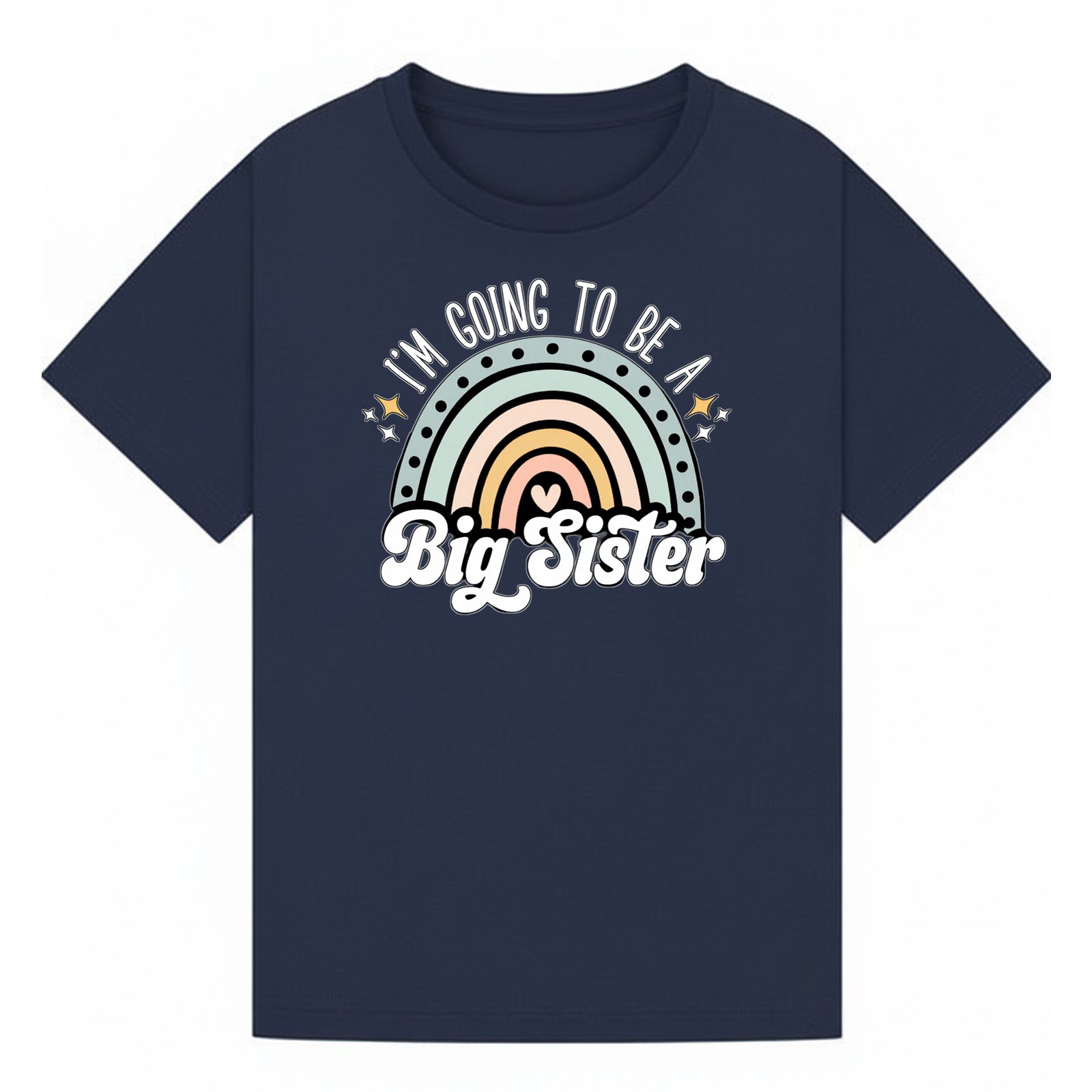 BGSIS69 artwork on navy T-shirt