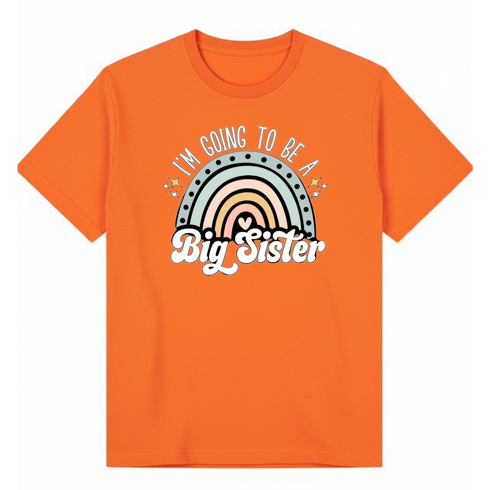 BGSIS69 artwork on orange T-shirt