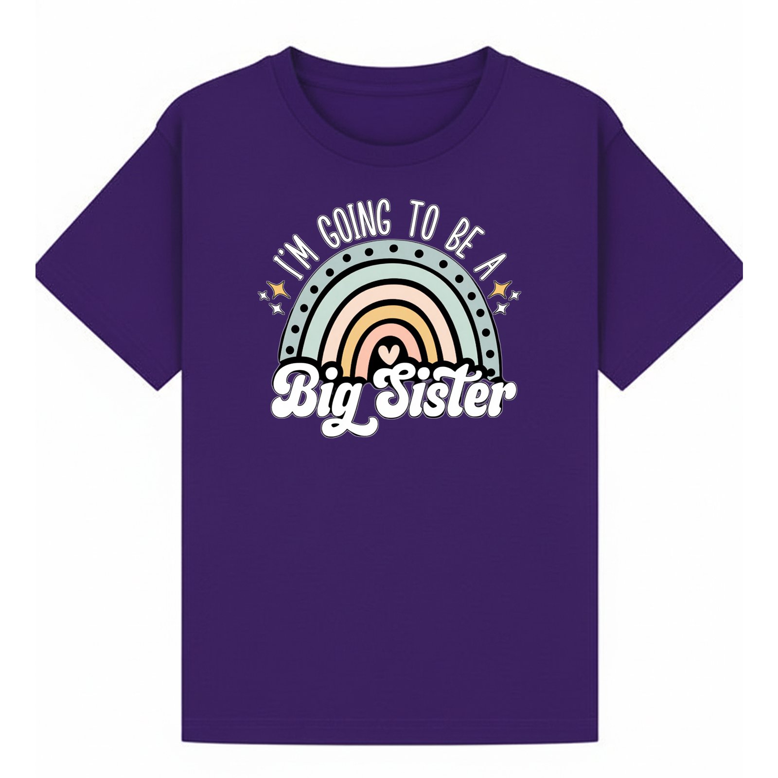 BGSIS69 artwork on purple T-shirt