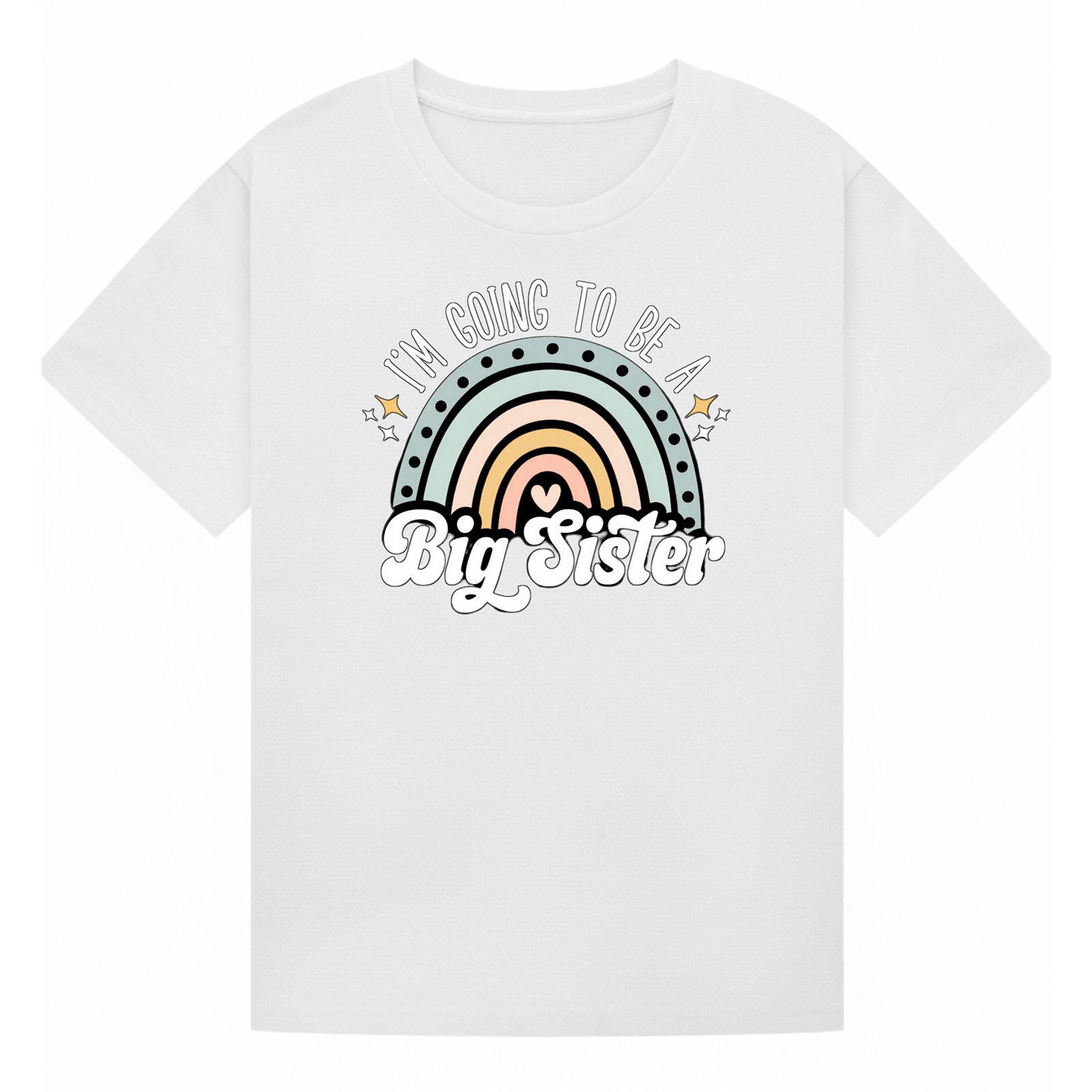 BGSIS69 artwork on white T-shirt
