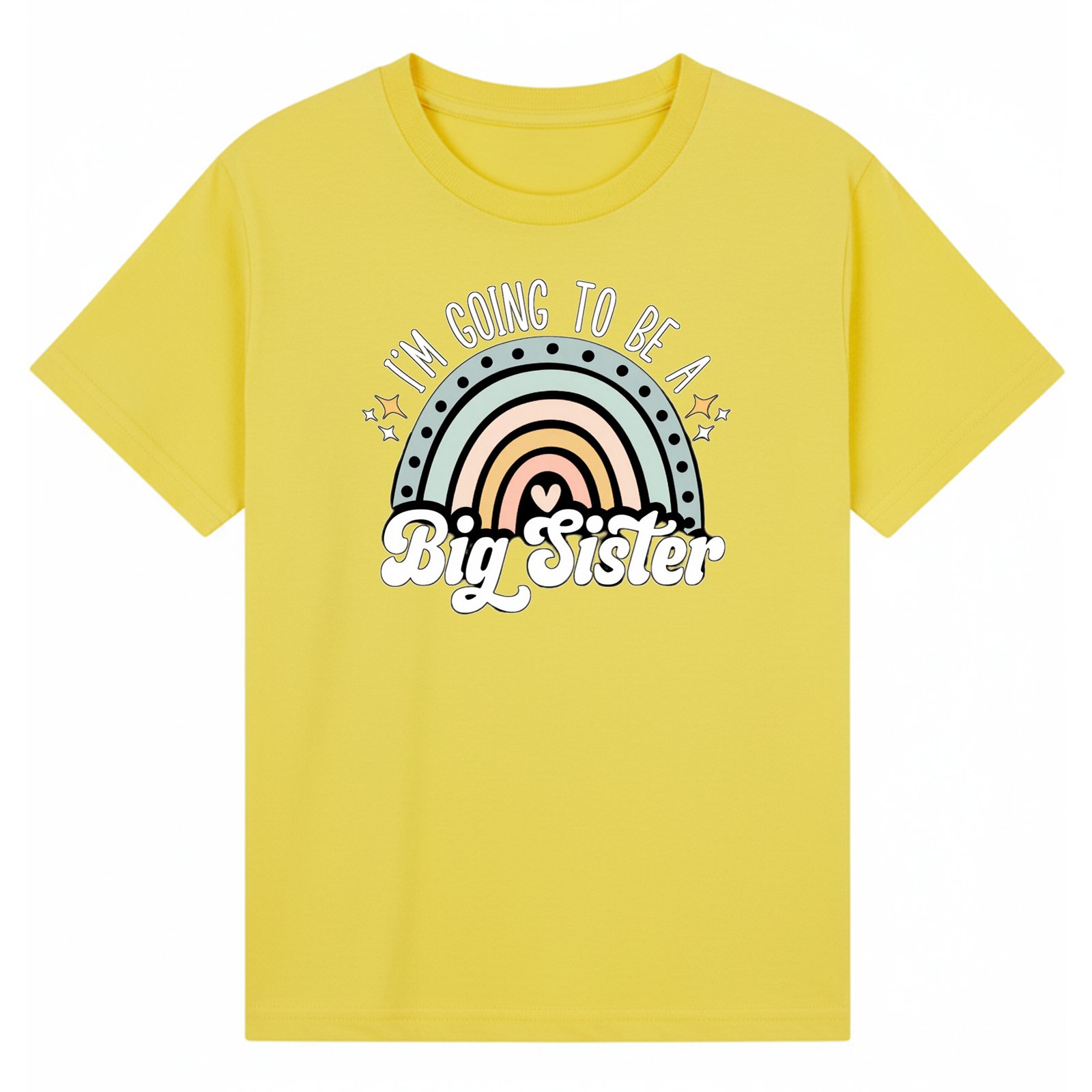 BGSIS69 artwork on yellow T-shirt