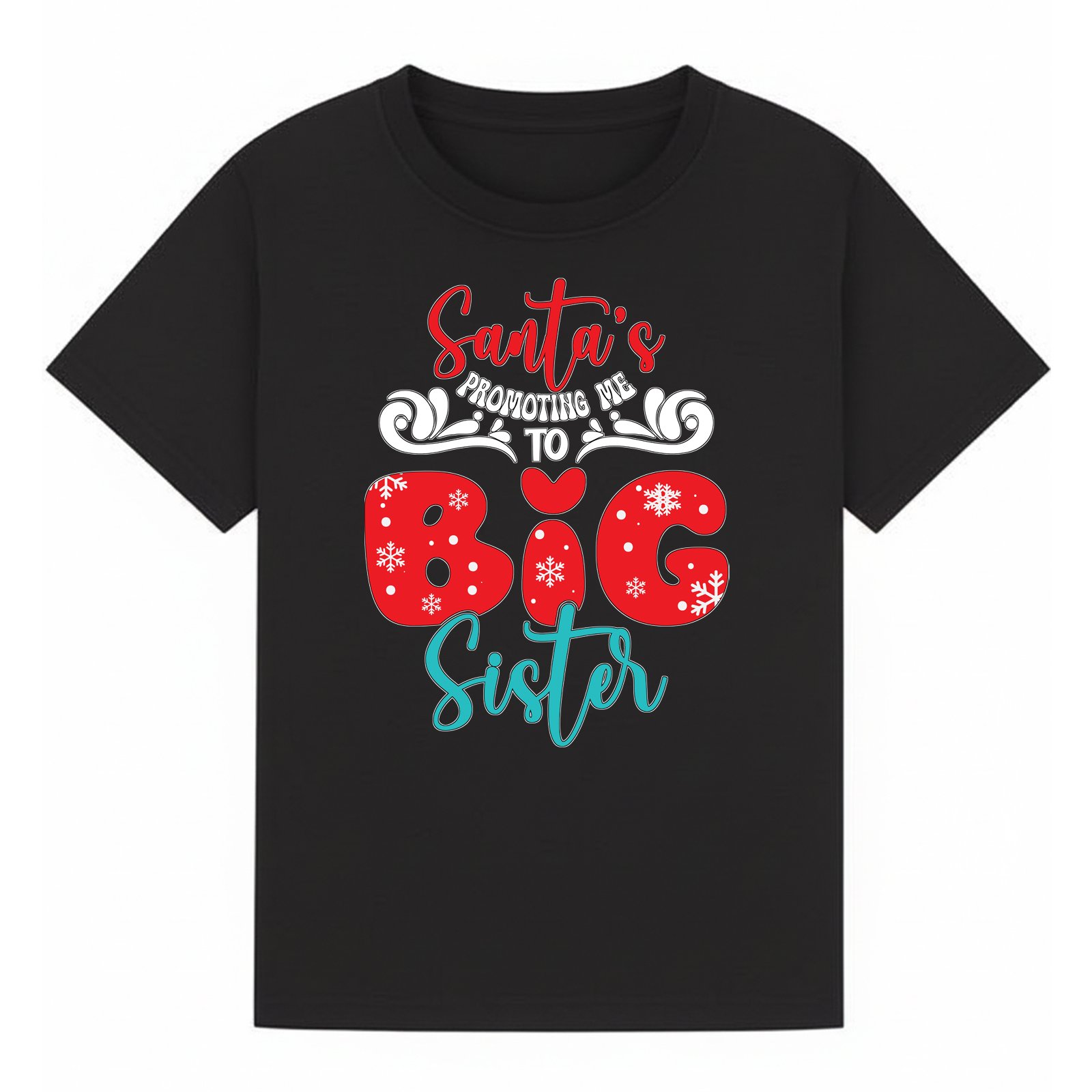 BGSIS75 artwork on black T-shirt