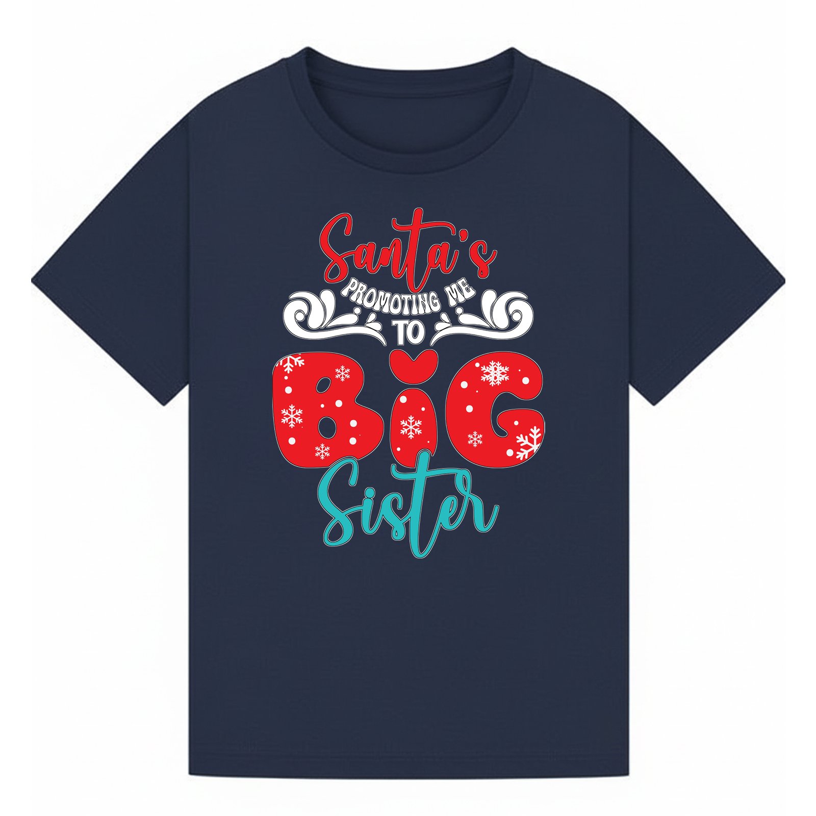 BGSIS75 artwork on navy T-shirt