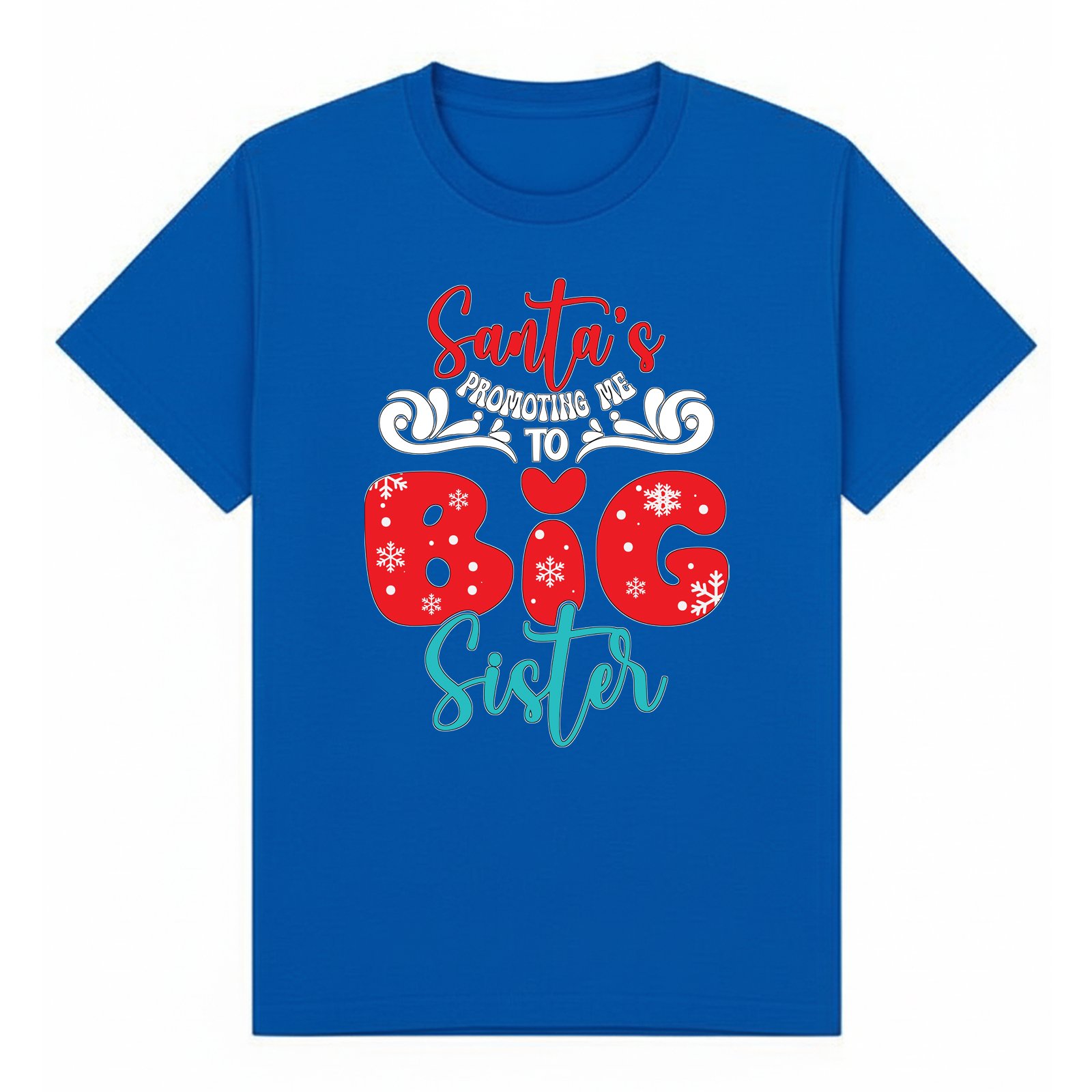 BGSIS75 artwork on royal T-shirt
